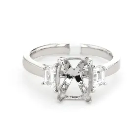 0.48 ctw Diamond Three-Stone Engagement Ring