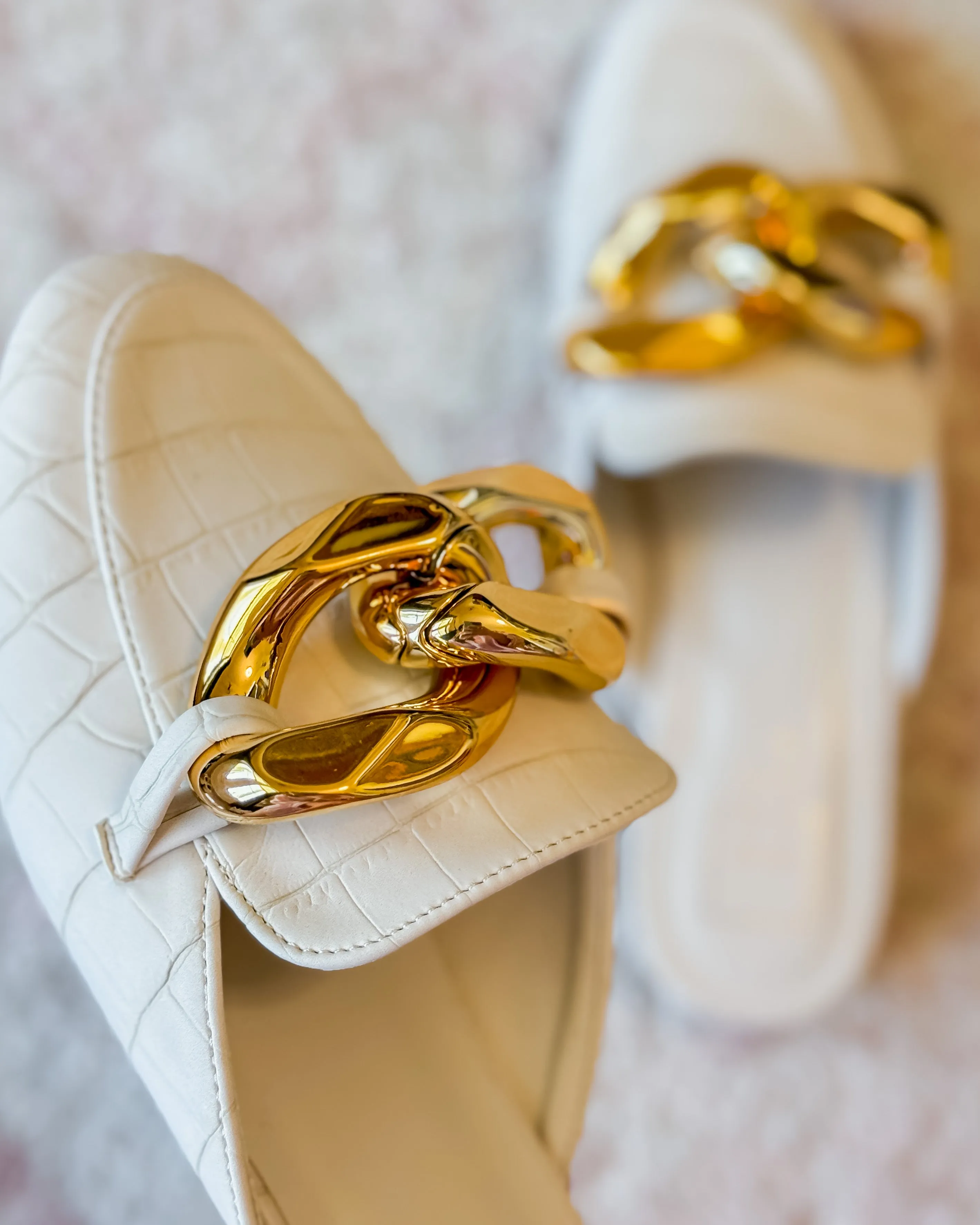 Alexis Loafer Mule in White