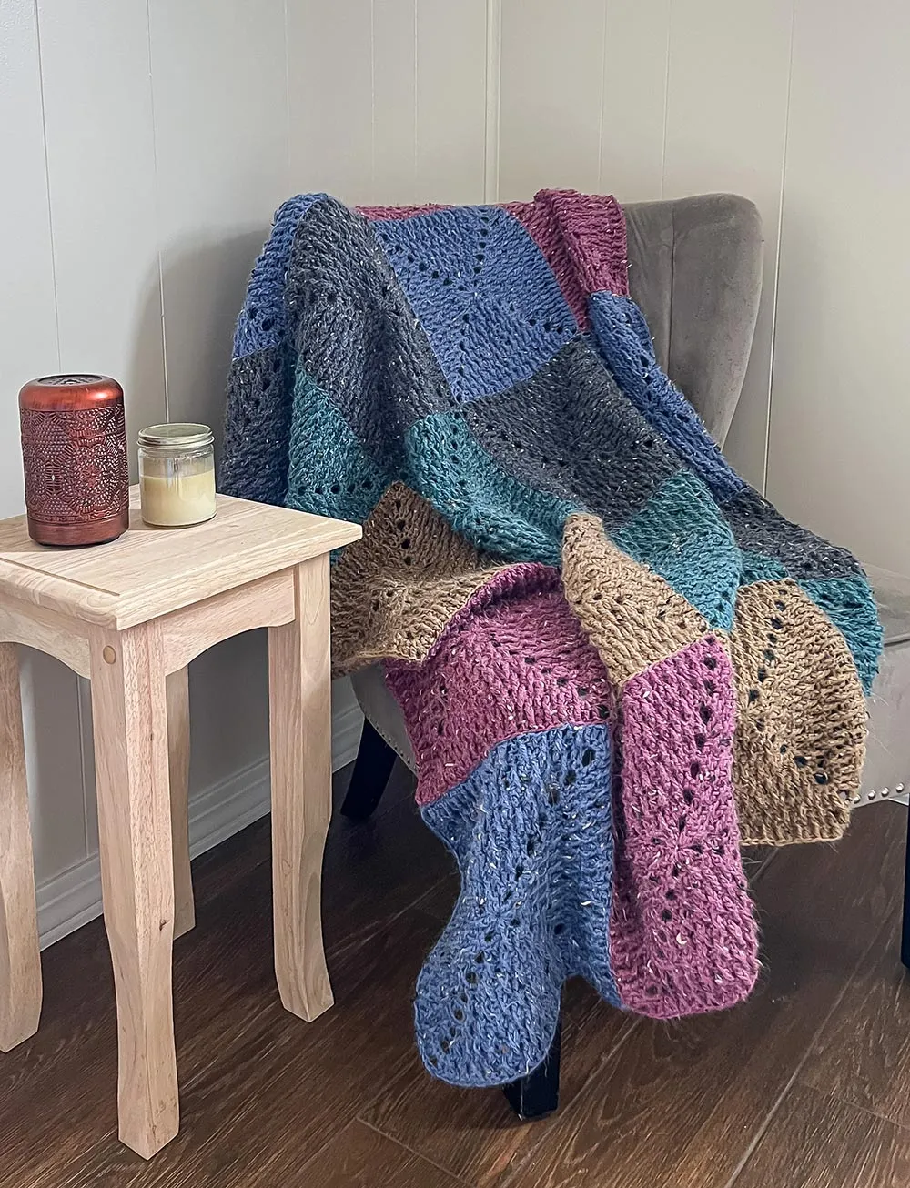 Alpine Granny Square Throw