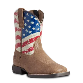 Ariat Children's American Flag Stars &Stripes Leather Boots 10038375