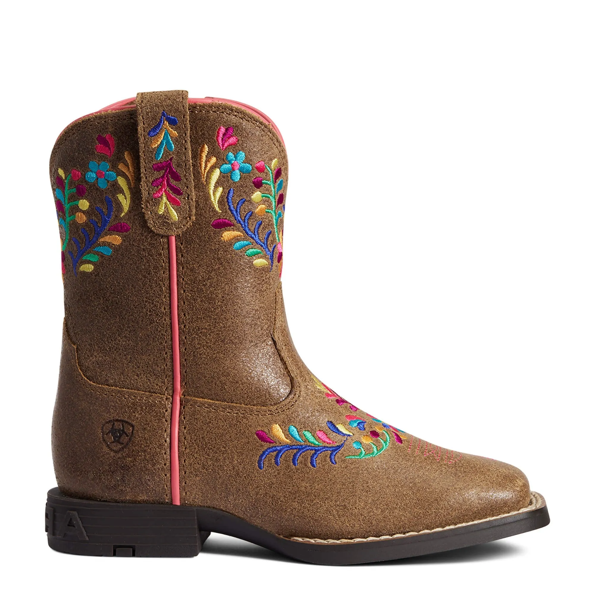 Ariat Children's Girl's Wild Flower Canyon Tan Leather Boots 10038450