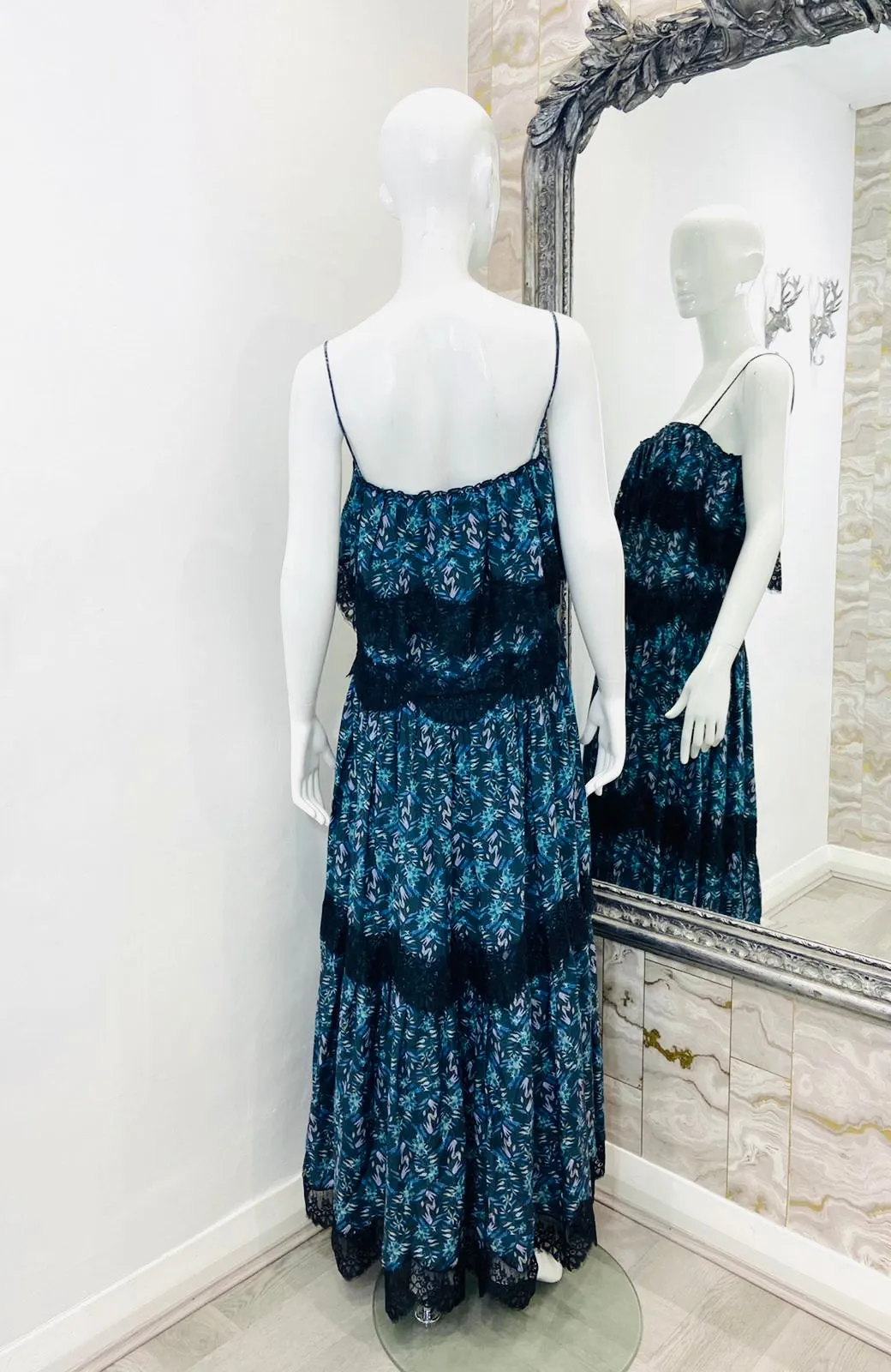 Athena Procopiou Strappy Maxi Dress. Size S