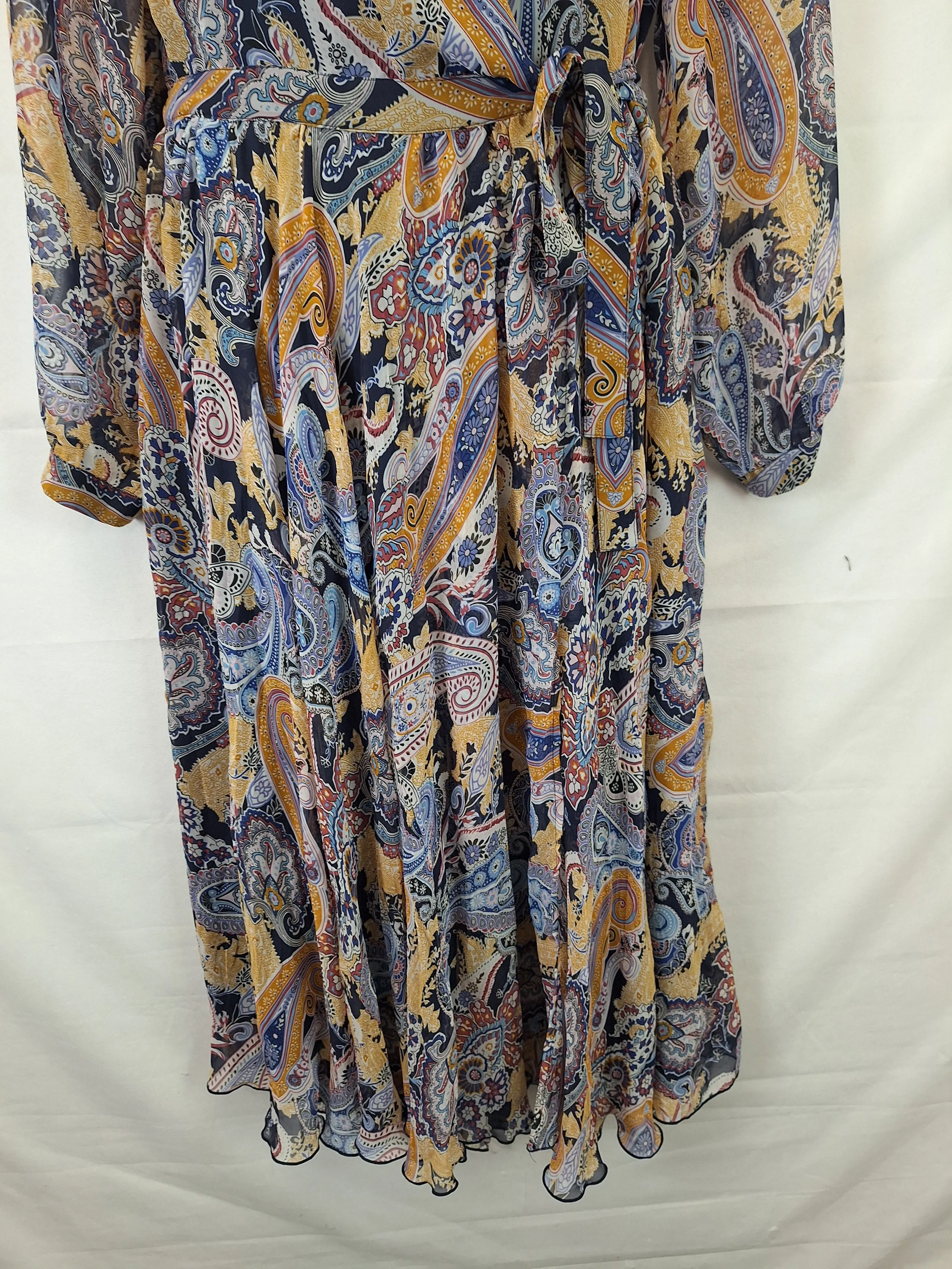 Atmos & Here Elegant Moroccan Summer Evening Dress Size 14