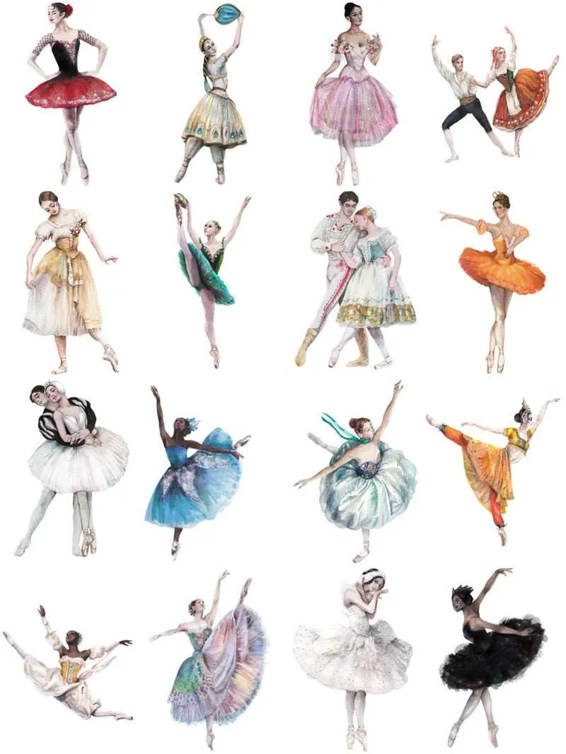 Ballet Dancer Stickers