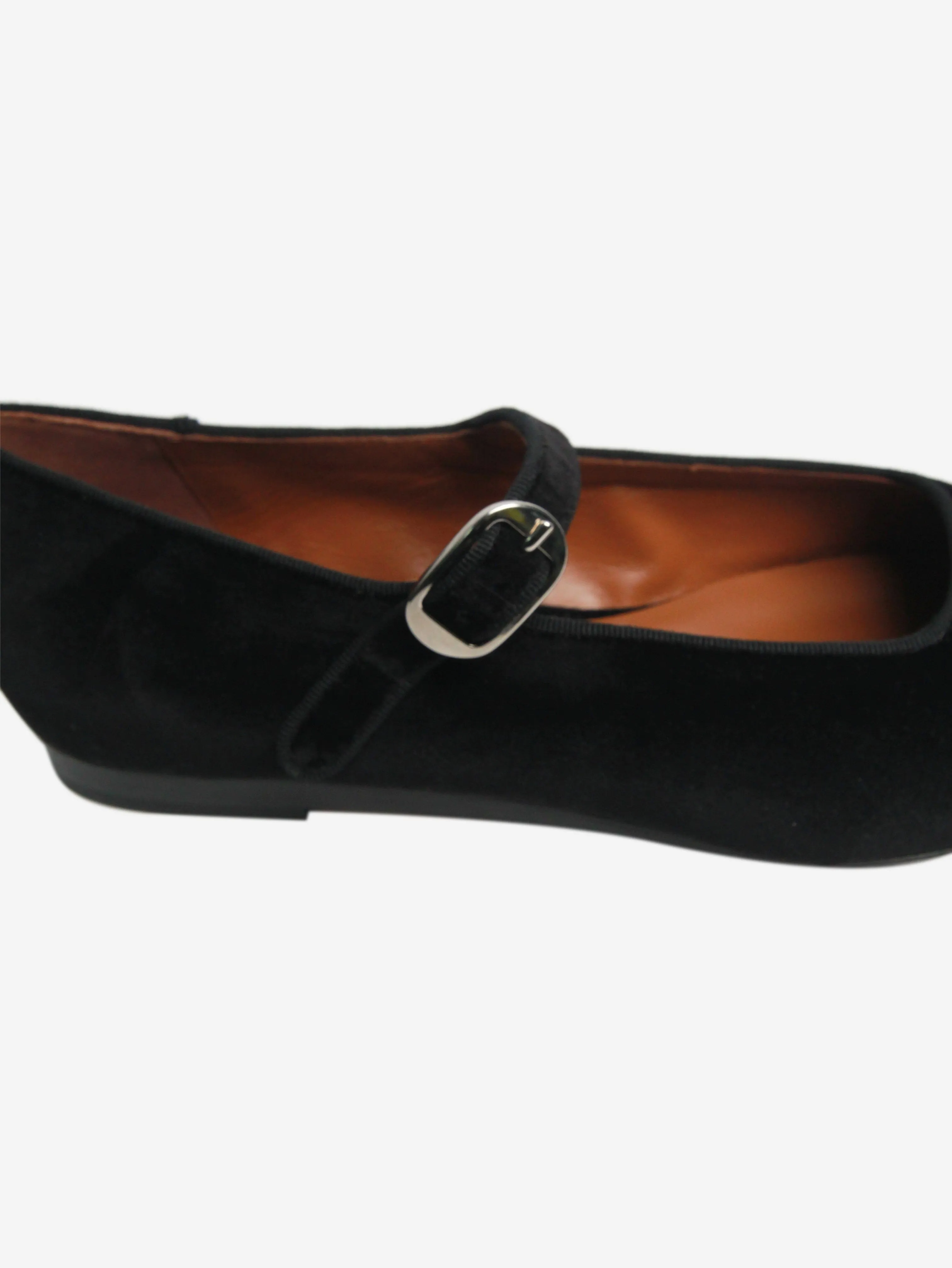 Black velvet Mary Janes - size EU 40