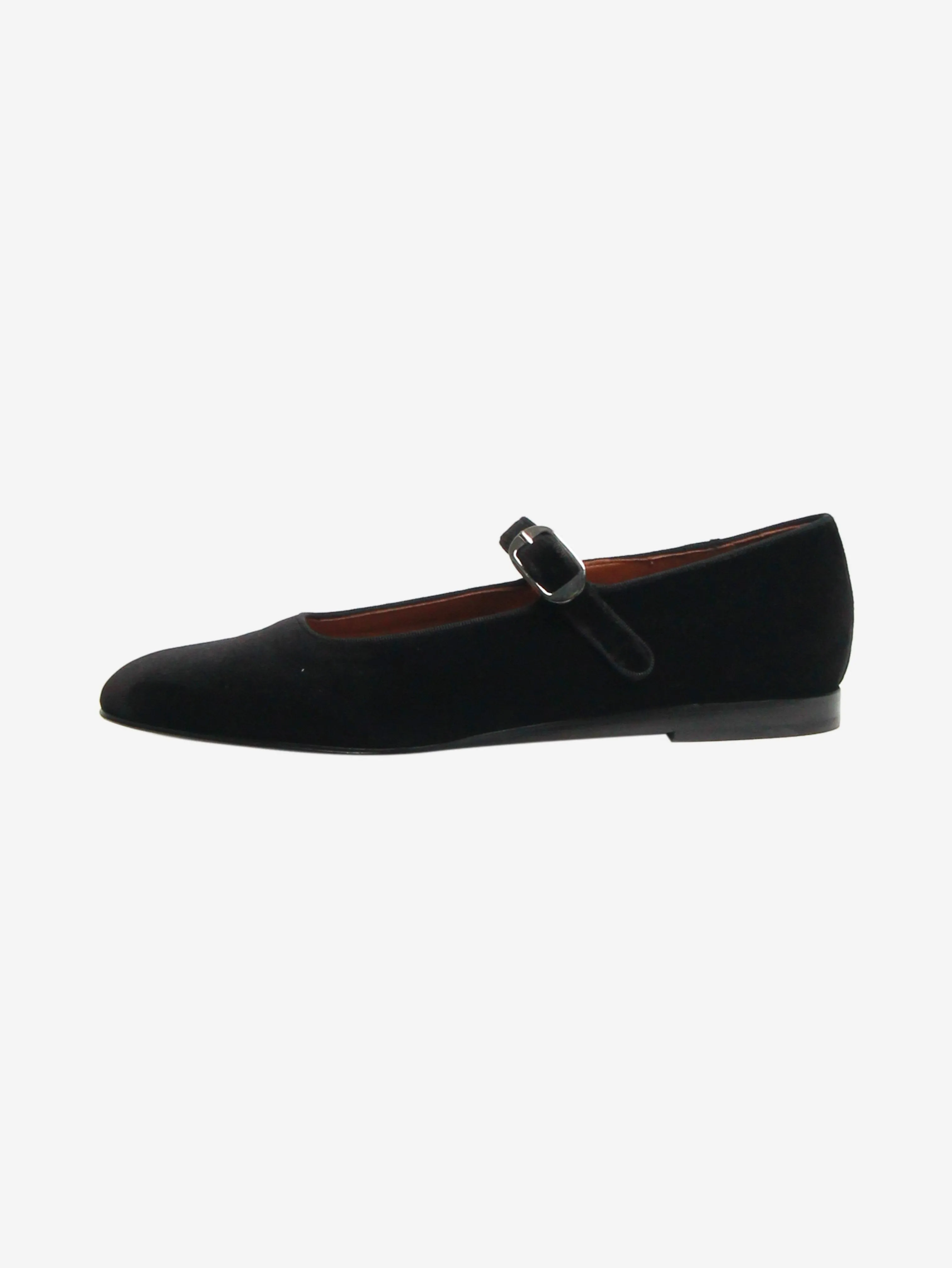Black velvet Mary Janes - size EU 40