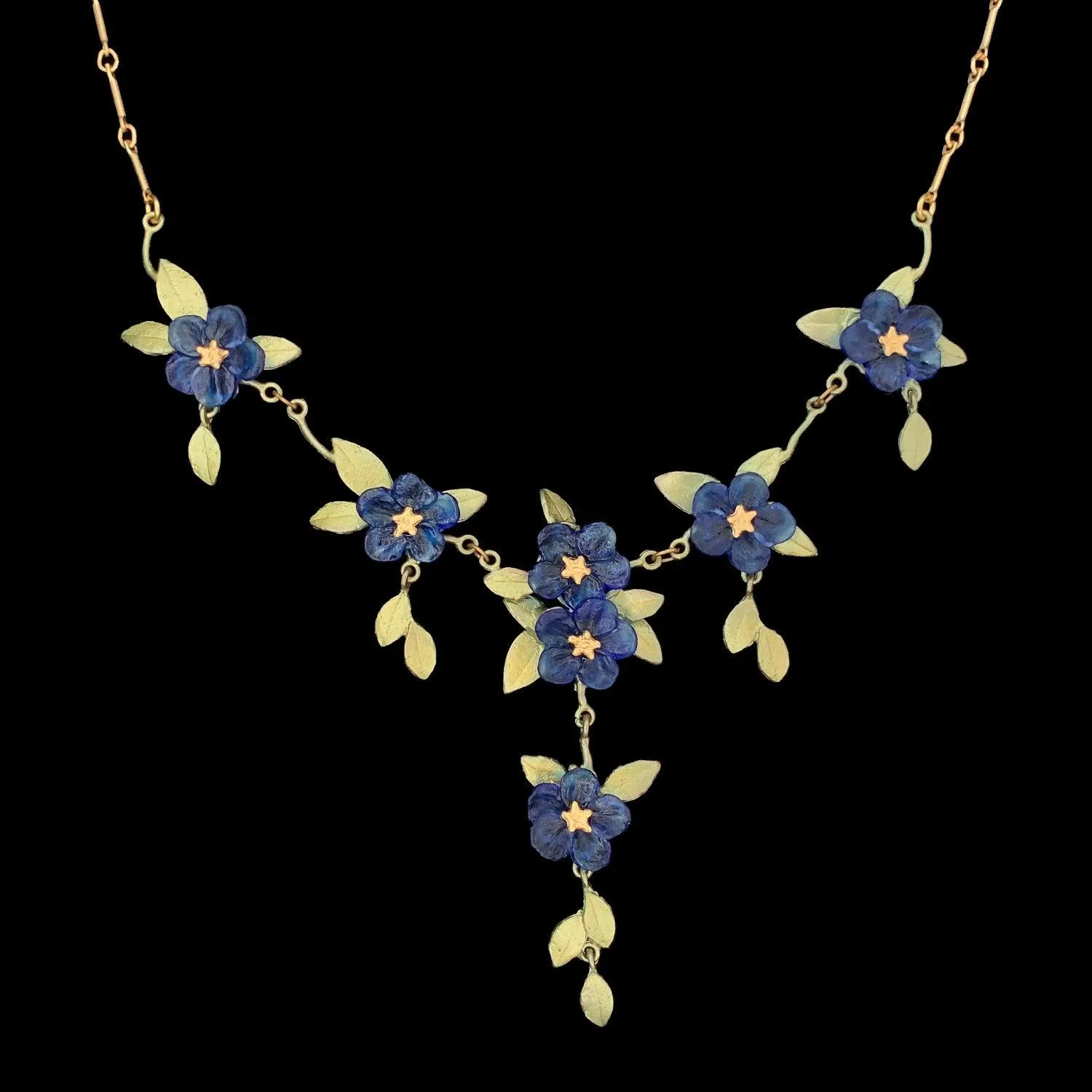 Blue-Eyed Mary Necklace