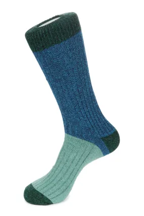 Boot Sock Melange Half and Half