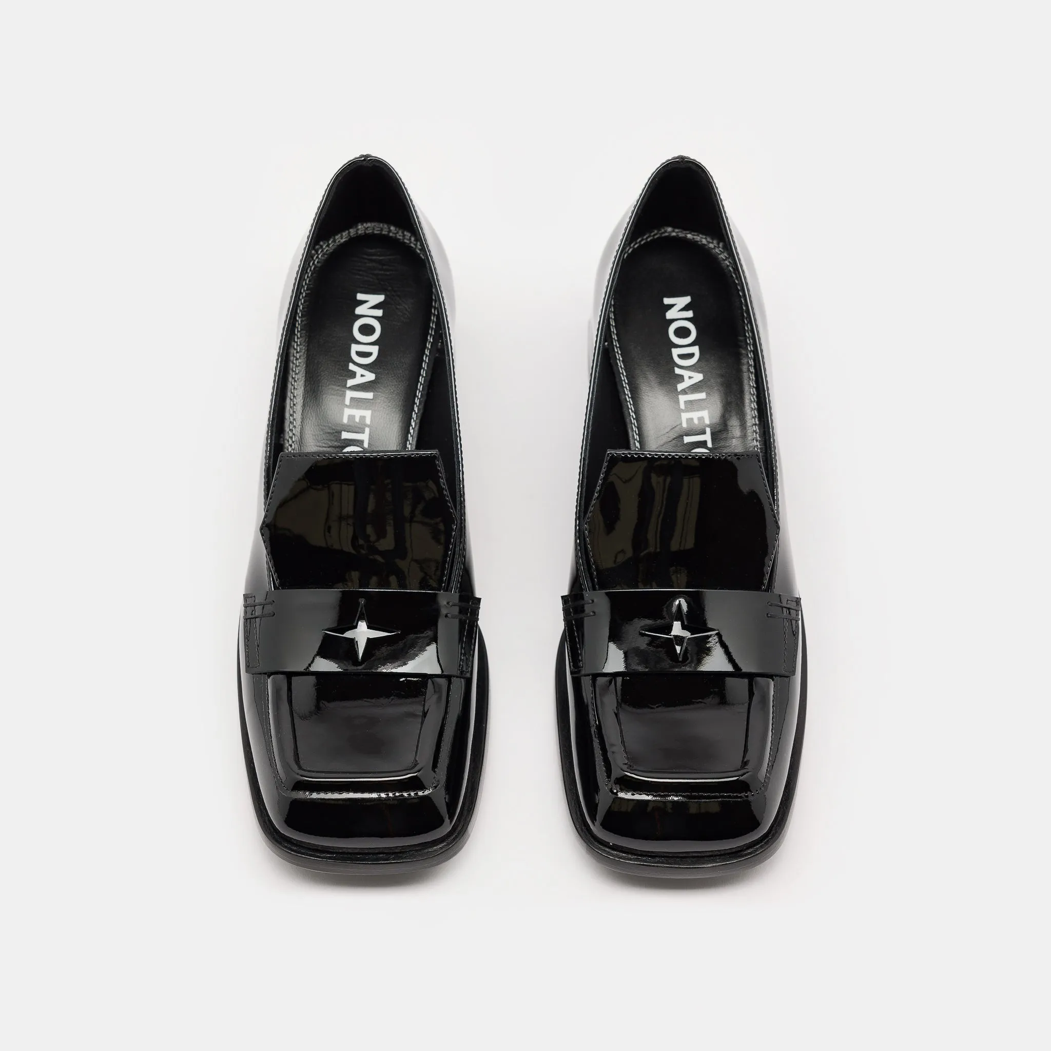 Bulla Cara 45 Loafer in Black Patent