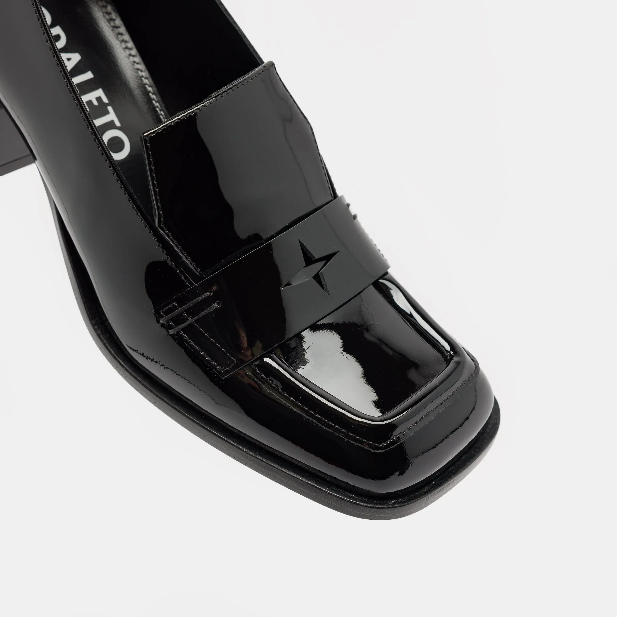 Bulla Cara 45 Loafer in Black Patent