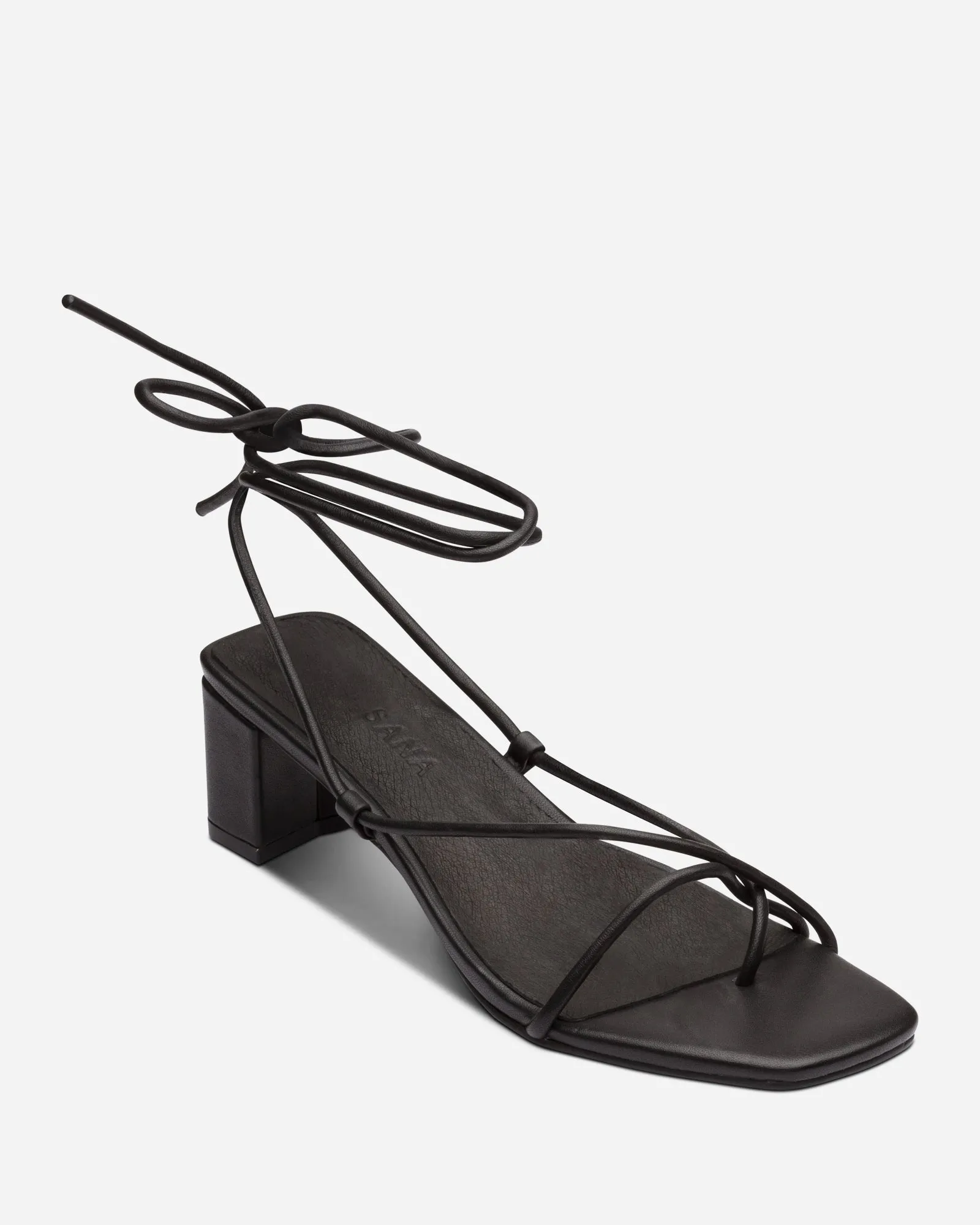 Cameo Heel Black