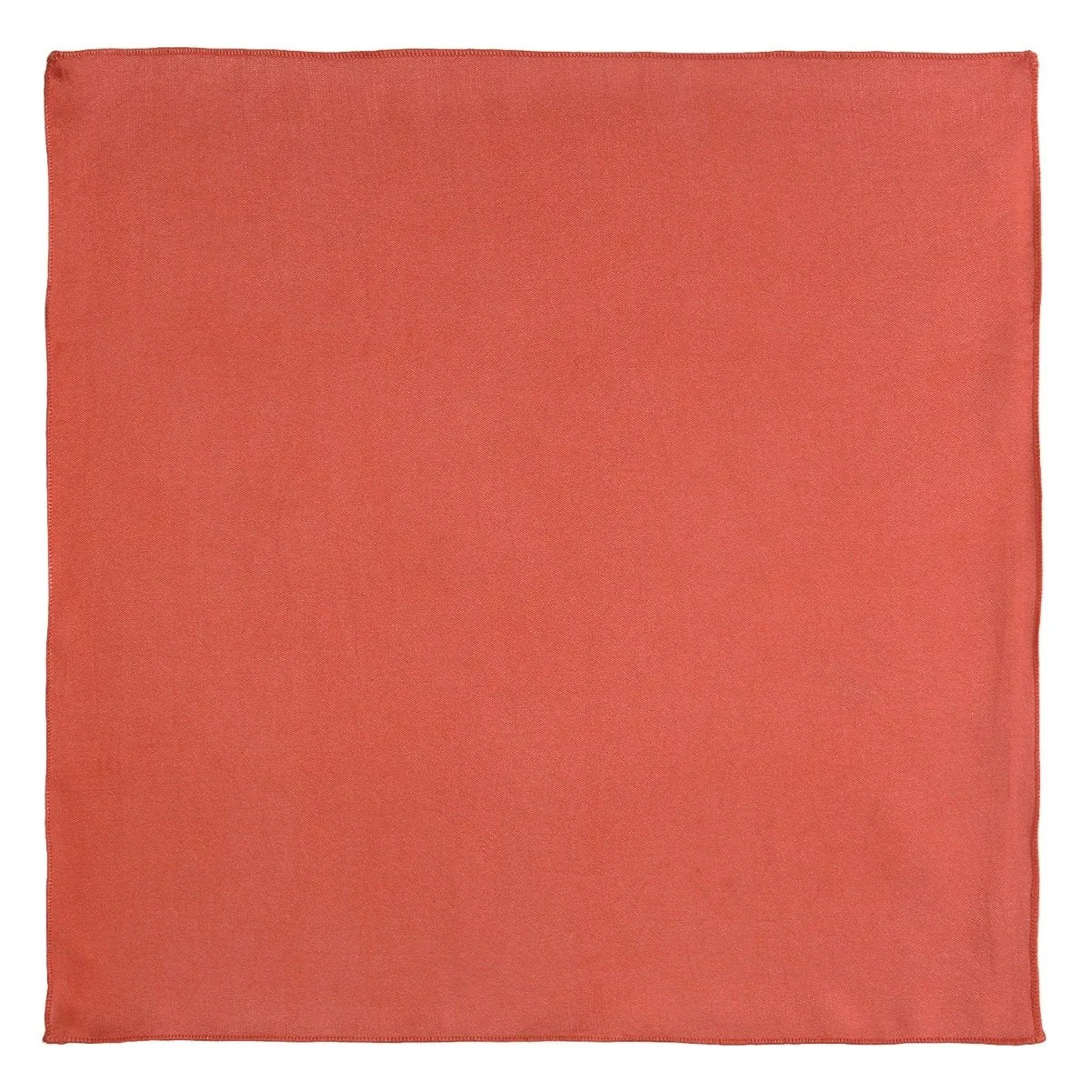Chokore Coral Pure Silk Pocket Square, from the Solids Line