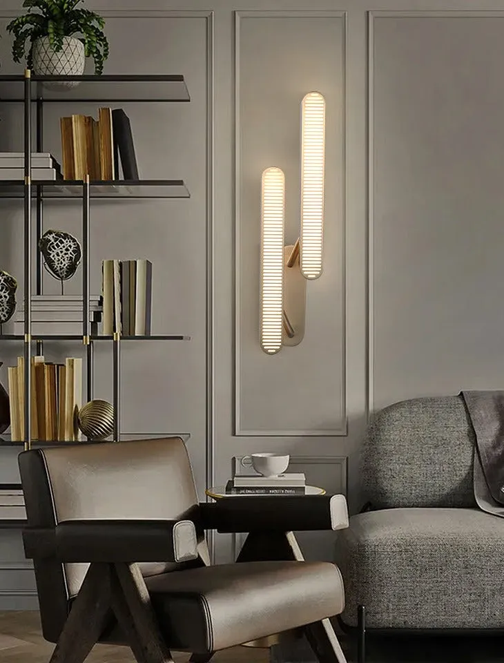 Colt Style Slim Gold Wall Light
