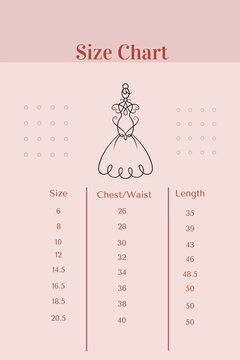 Cording Embellished Lace Sleeve Long Girls Dress with Plus Sizes