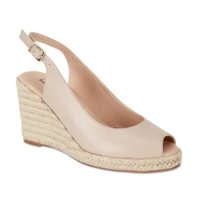 Dakota Espadrille in Blush Leather