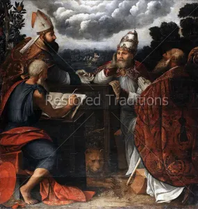 Dispute of the Four Fathers on the Immaculate Conception – Dossi