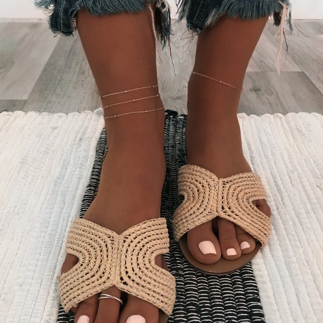 Dots Rose Gold Anklet