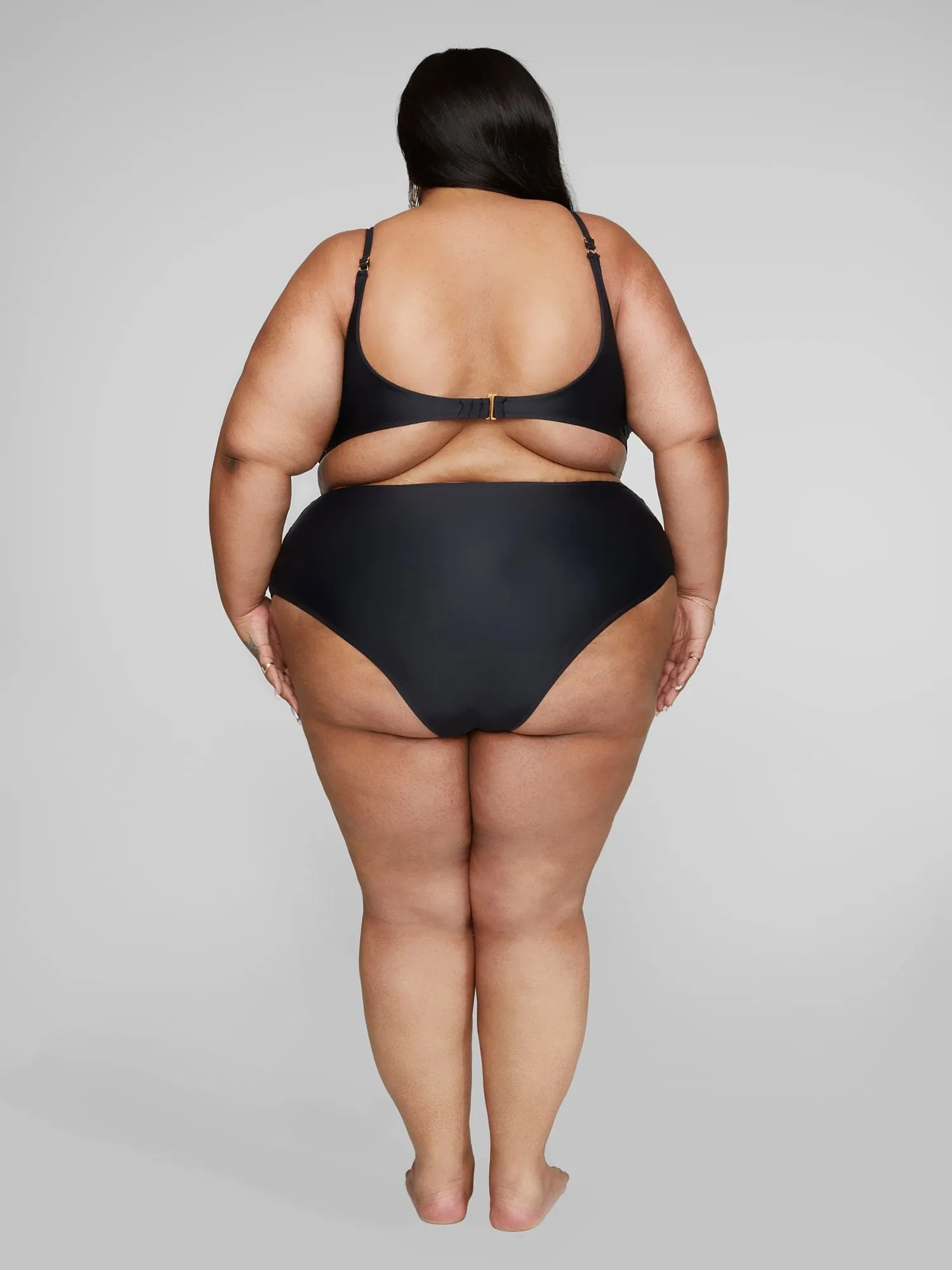 Fashion To Figure - Chandra Caged One-Piece Monokini Swimsuit