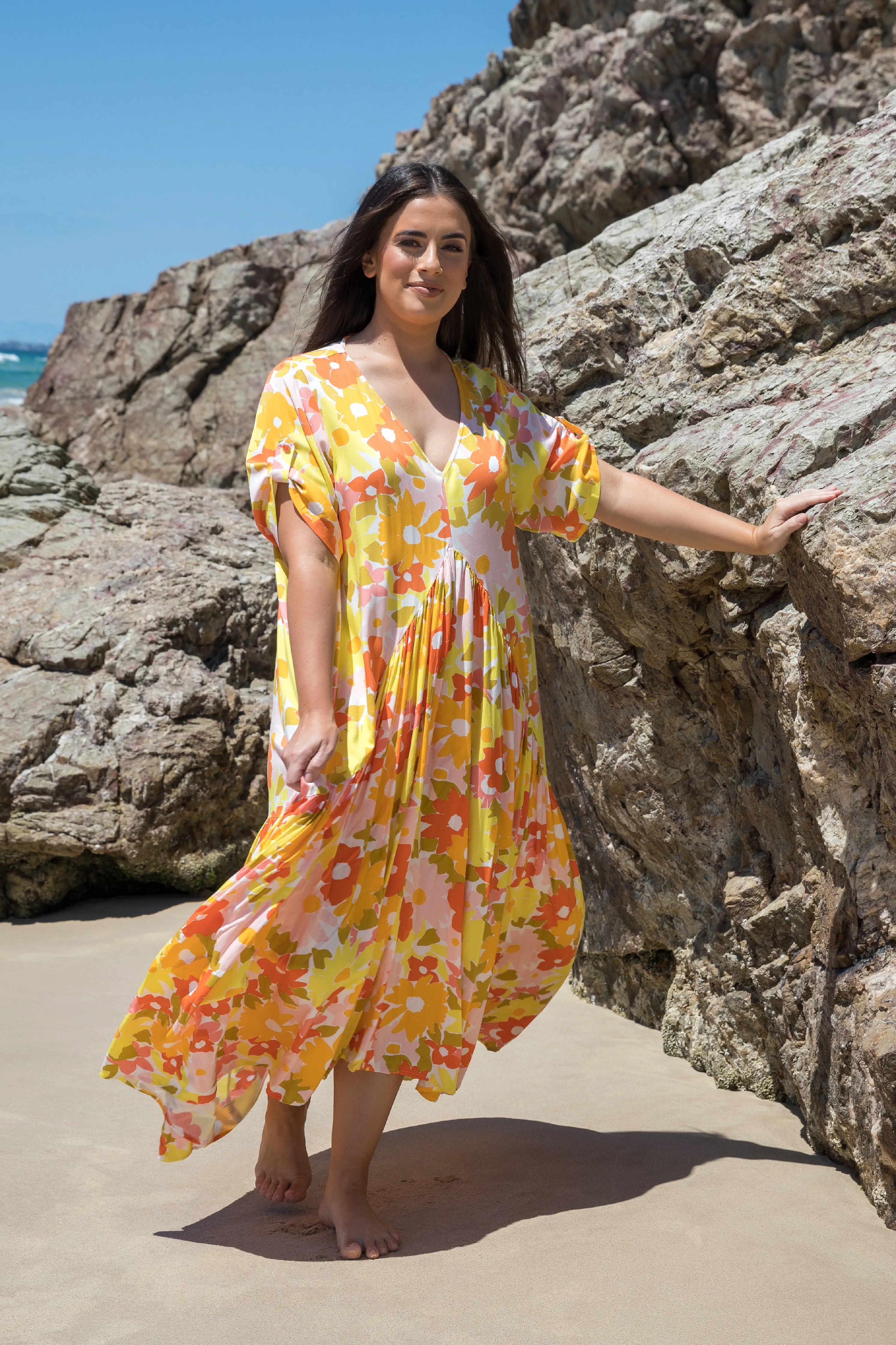 FINAL SALE Peak Maxi Dress in Meadow