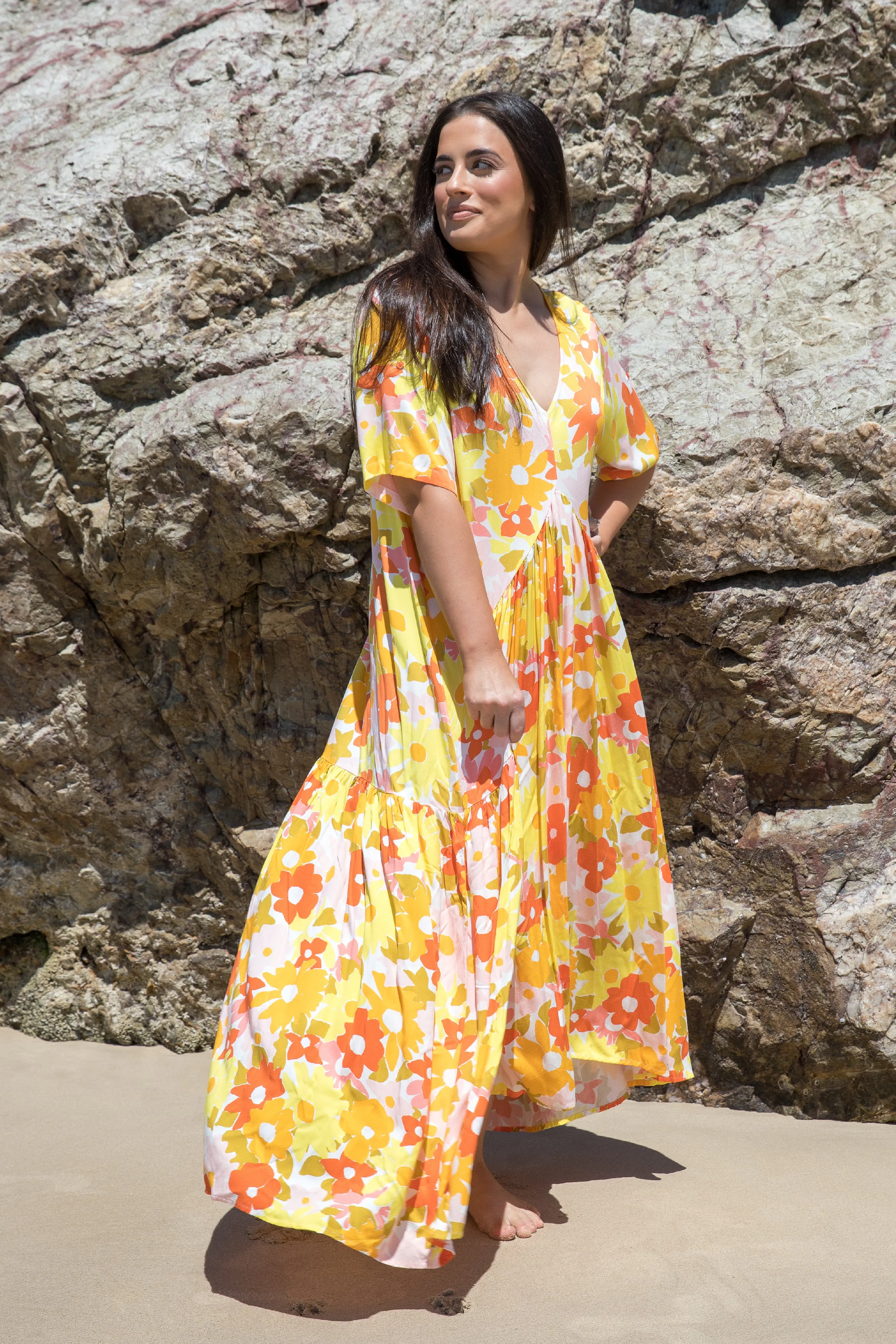 FINAL SALE Peak Maxi Dress in Meadow