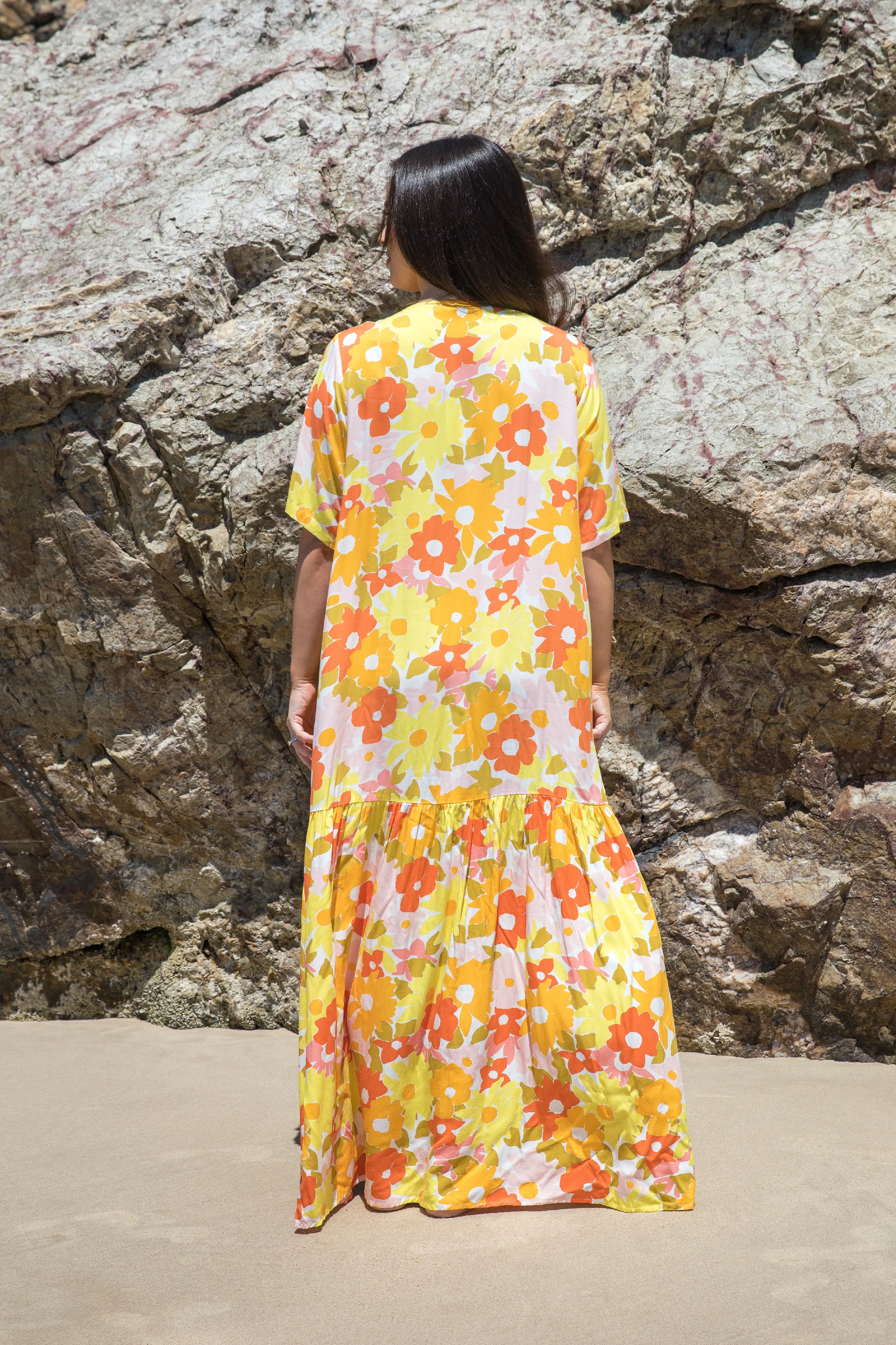 FINAL SALE Peak Maxi Dress in Meadow