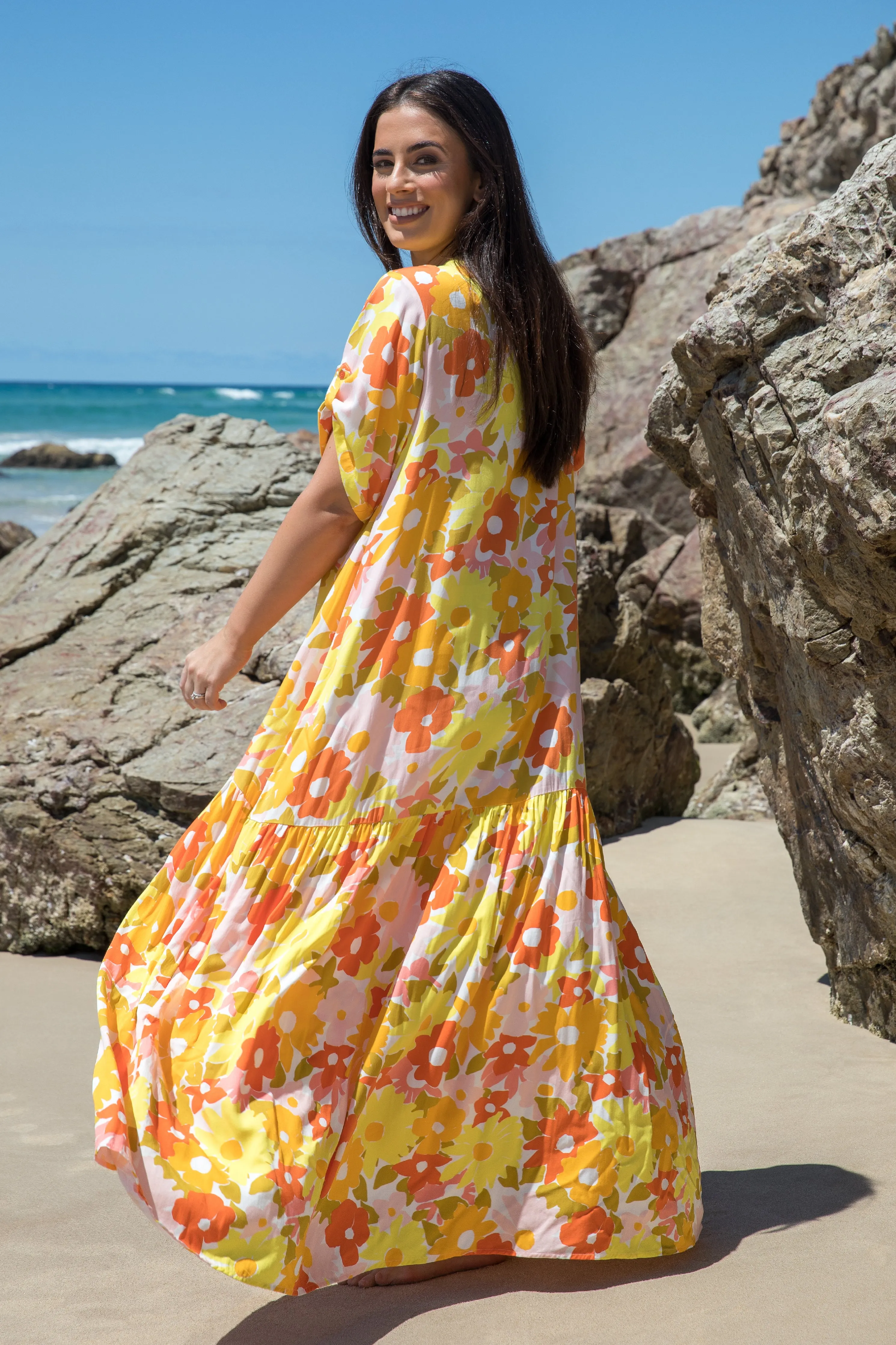 FINAL SALE Peak Maxi Dress in Meadow