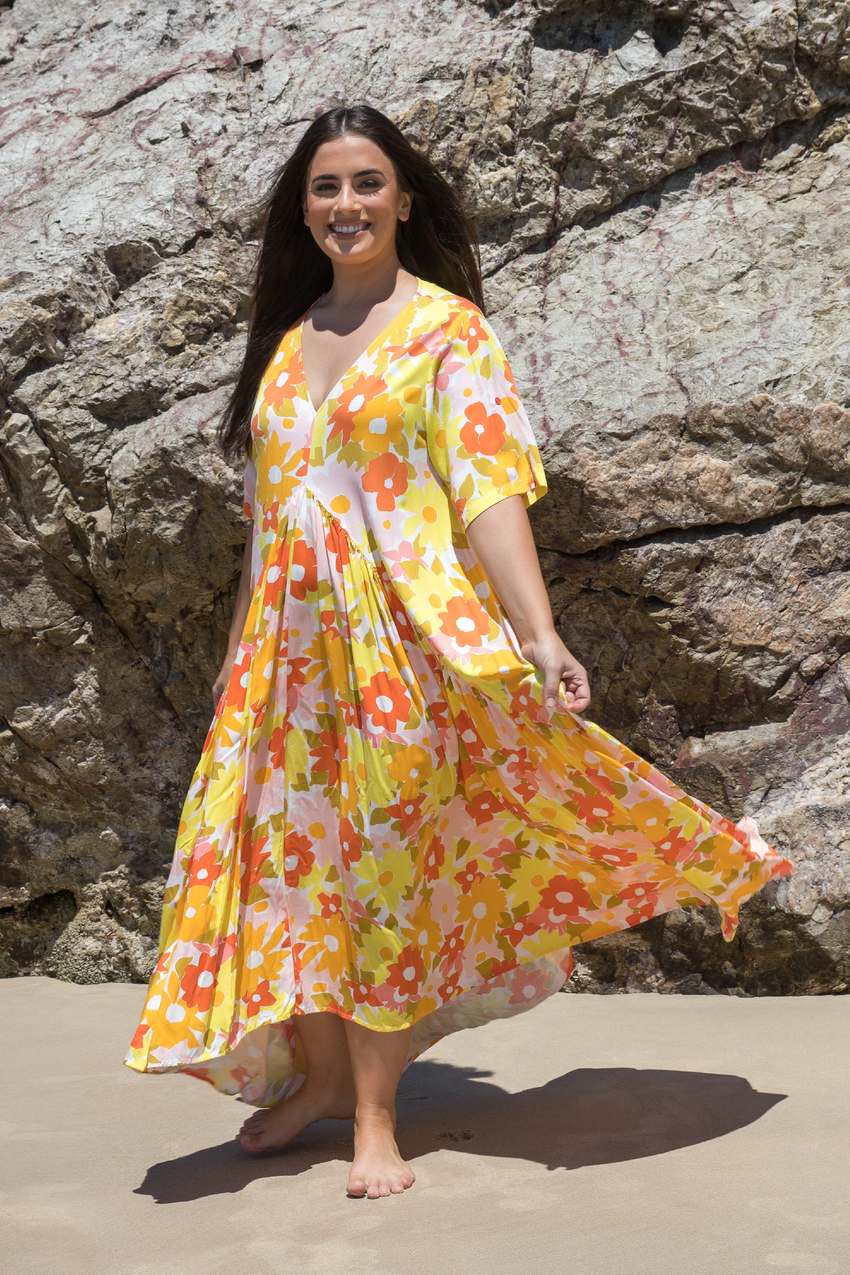 FINAL SALE Peak Maxi Dress in Meadow
