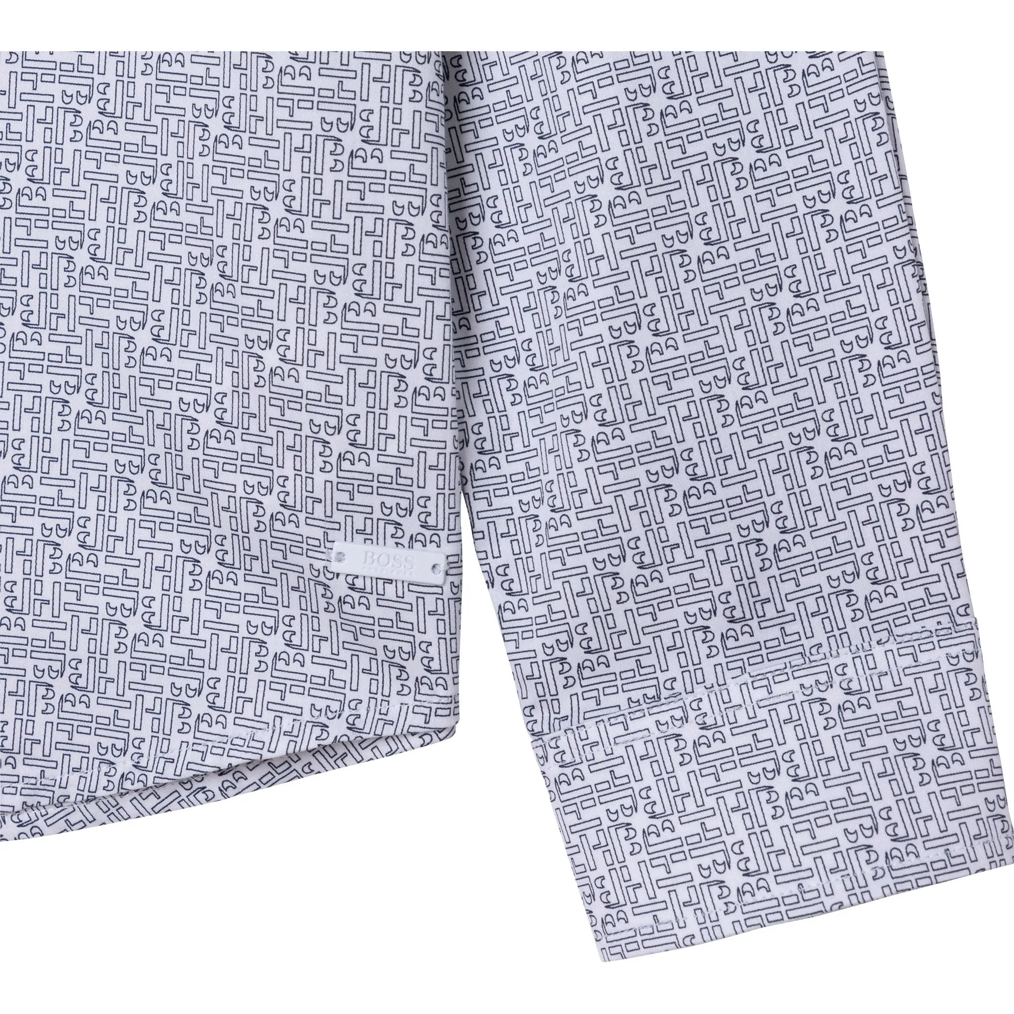 Hugo Boss Boys Printed Dress Shirt J25L87