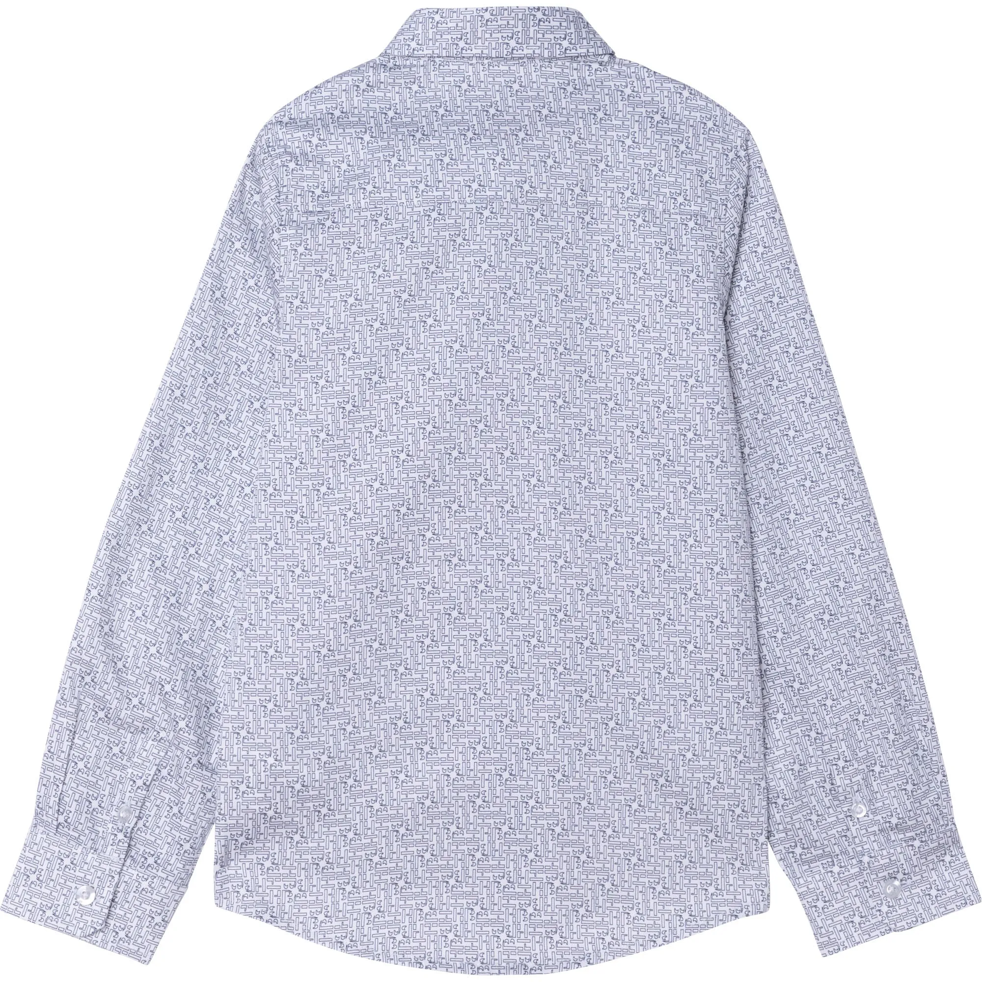Hugo Boss Boys Printed Dress Shirt J25L87