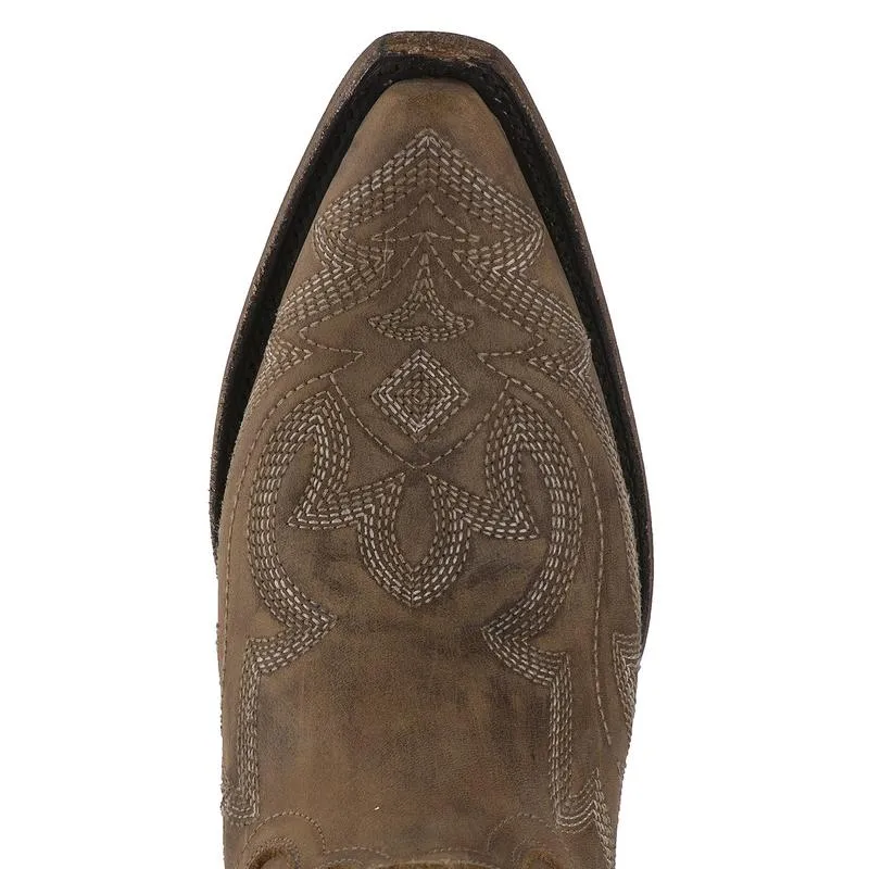 Lane Ladies Burnt Caramel Saratoga Western Boot