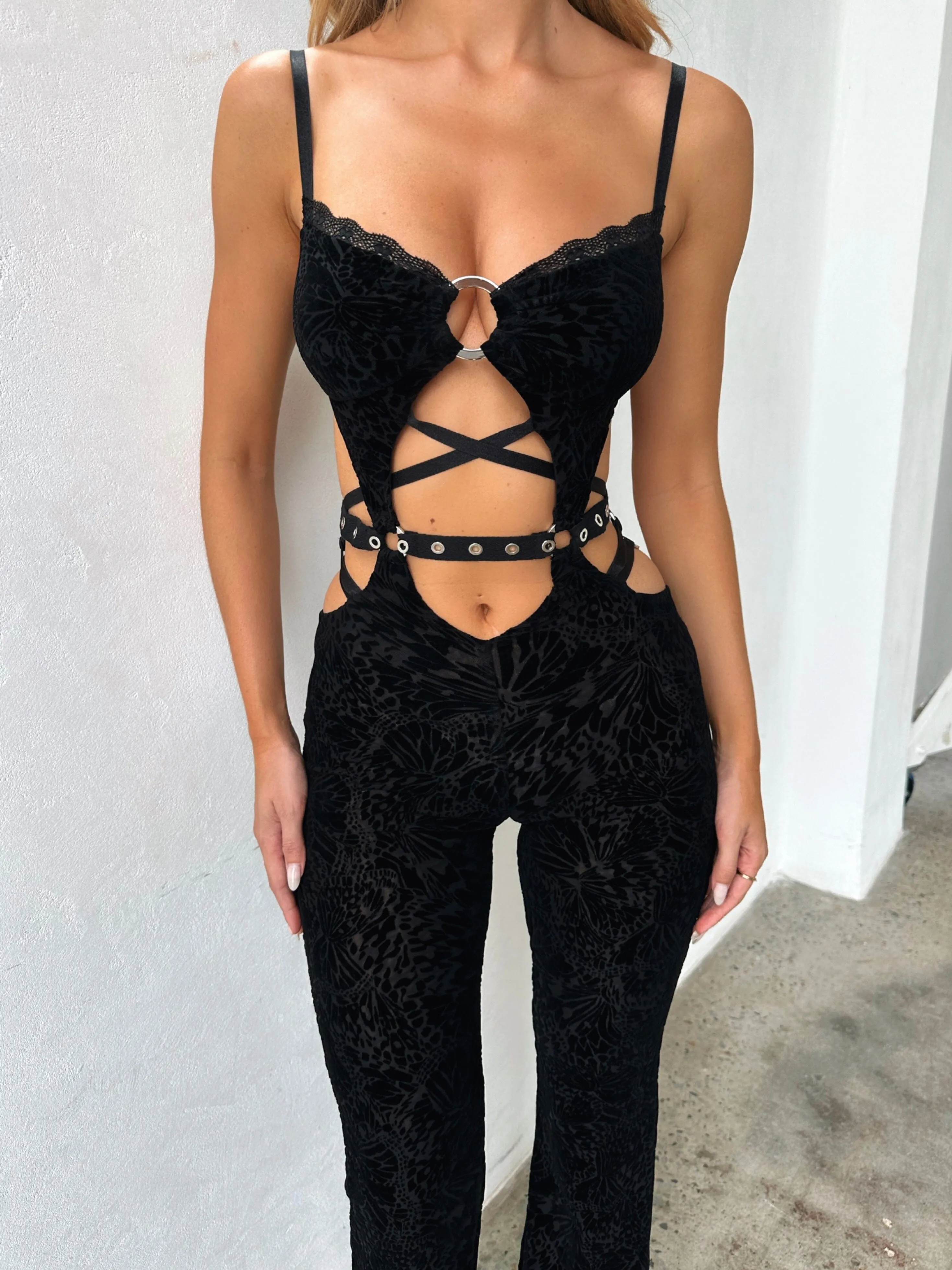 LULU JUMPSUIT BLACK