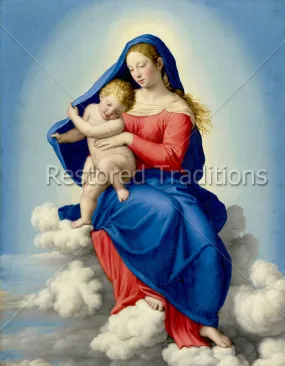 Madonna & Child in Glory – Sassoferrato