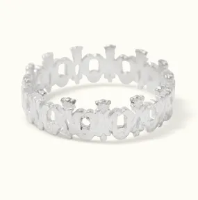 Maria Auspice Ring in Sterling Silver