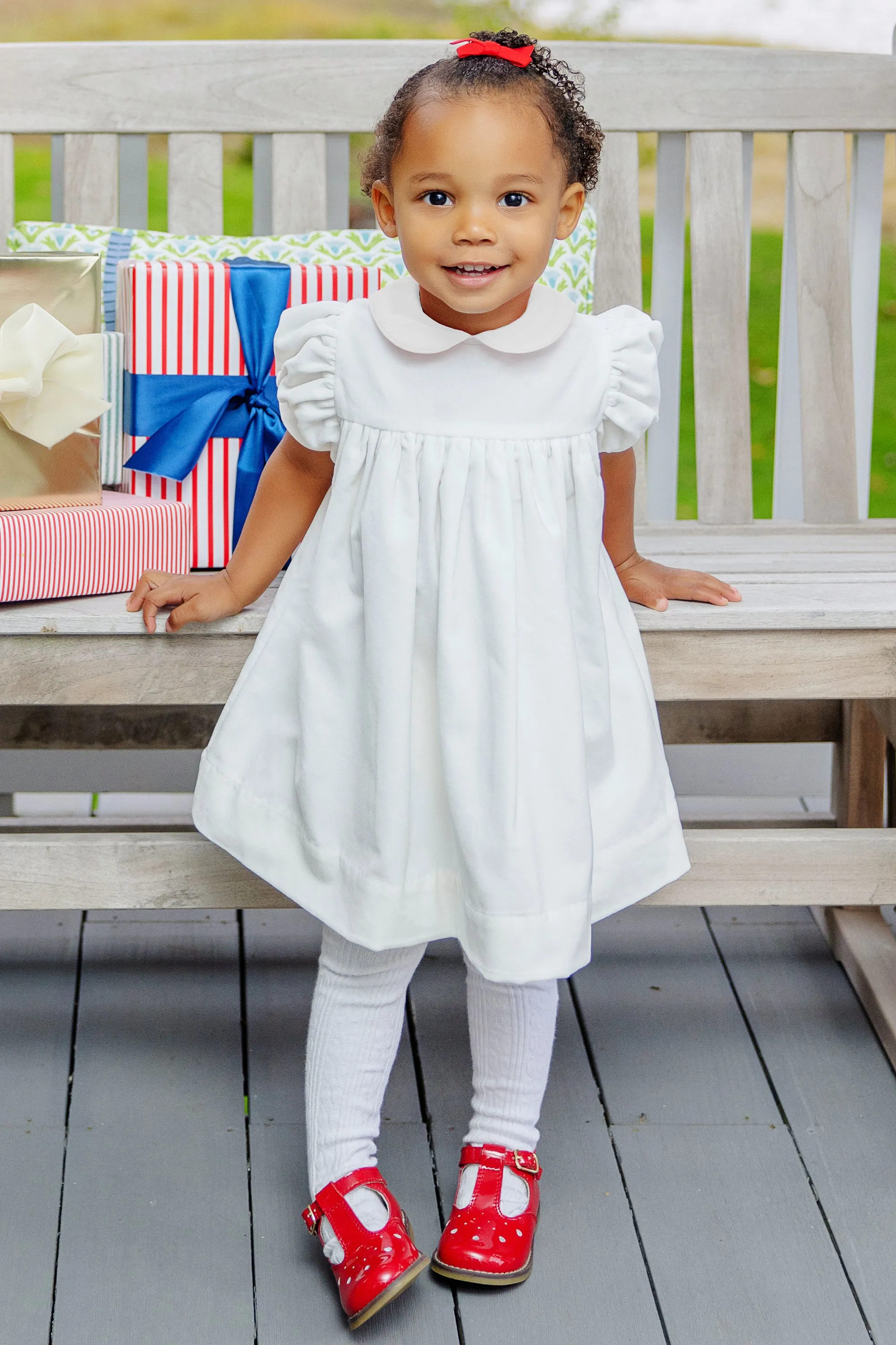 Mary Dal Dress (Velveteen) - Palmetto Pearl