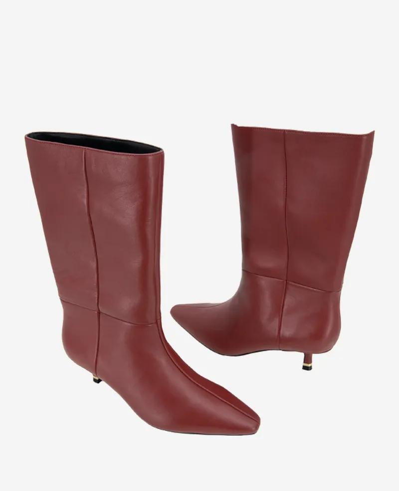 Meryl Leather Bootie