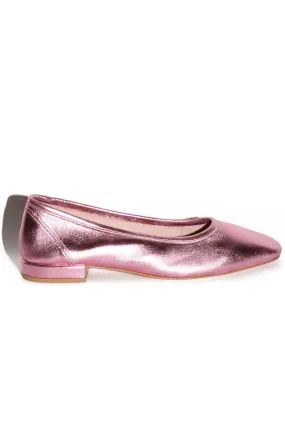 Metallic Pink Serafina Flat