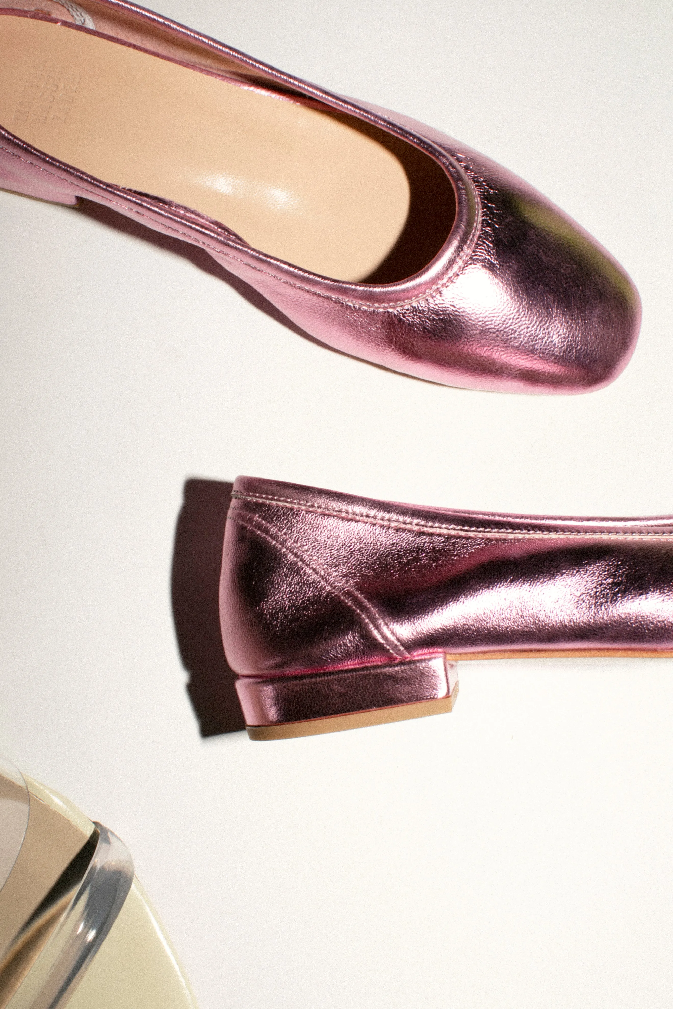 Metallic Pink Serafina Flat