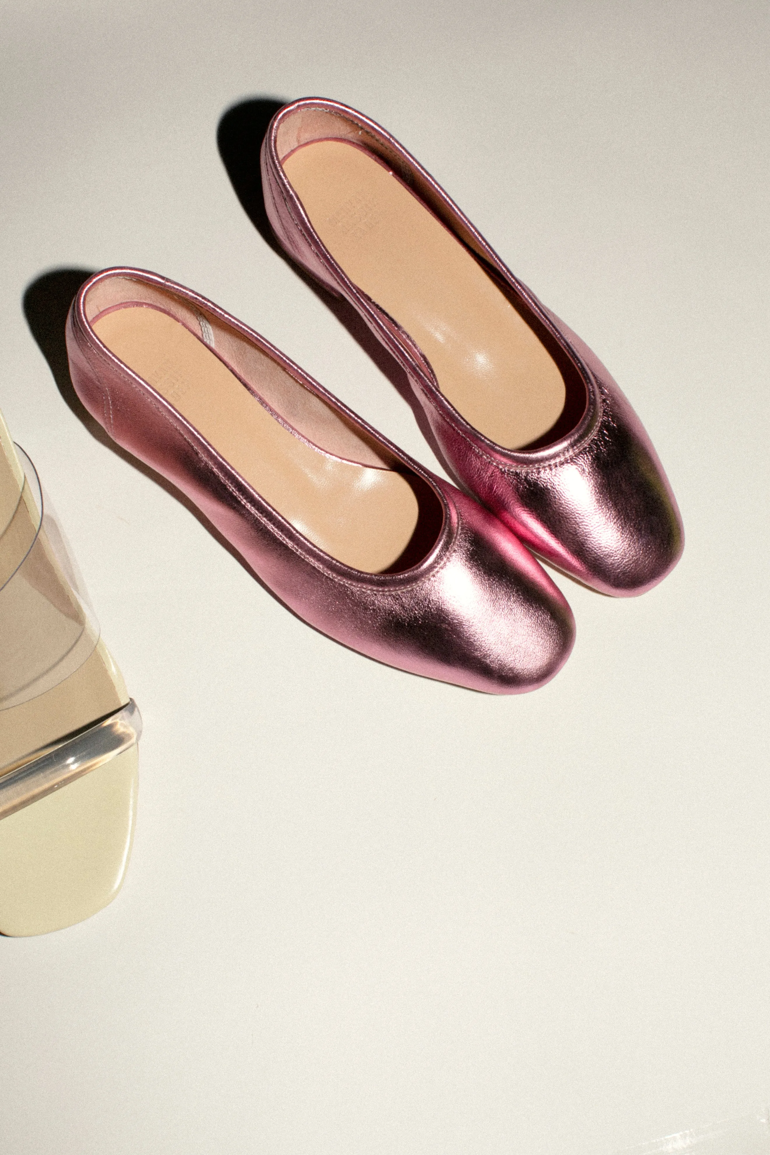 Metallic Pink Serafina Flat