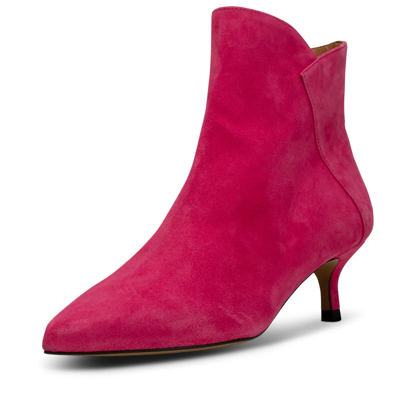 Saga støvle ruskind - FUCHSIA