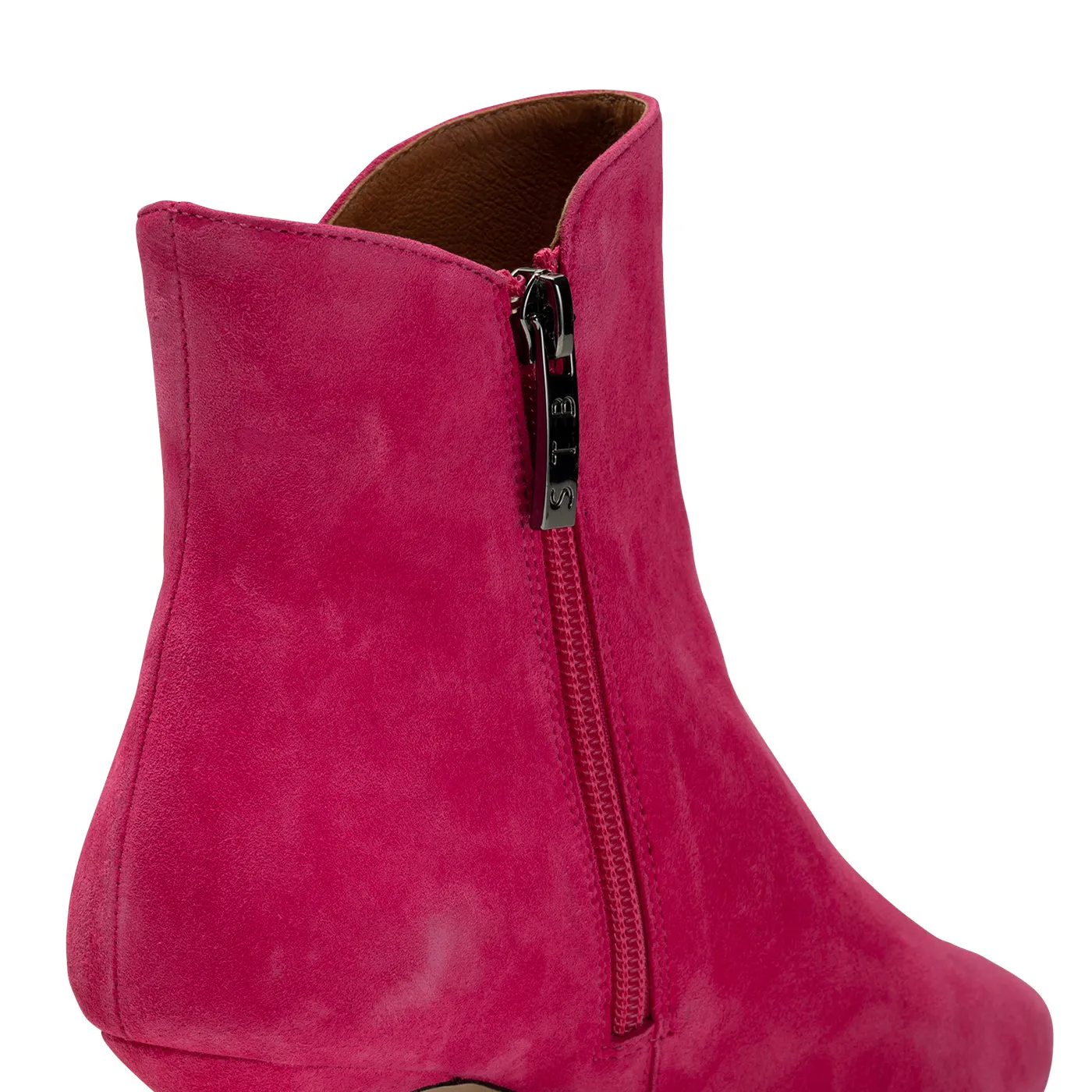 Saga støvle ruskind - FUCHSIA