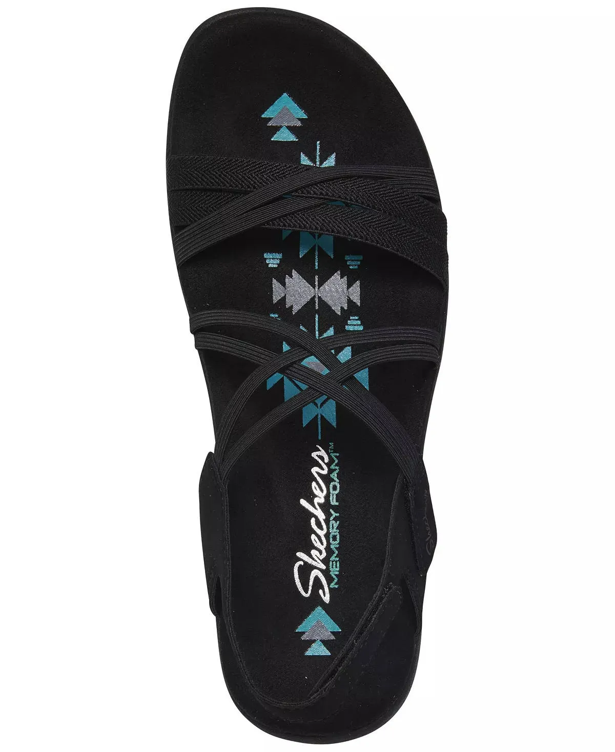 Skechers Womens Reggae Slim Takes Two Black