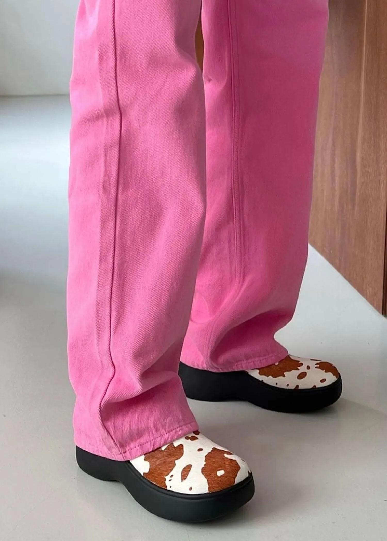 Sophia Clogs - Cow Print (Pre-order)