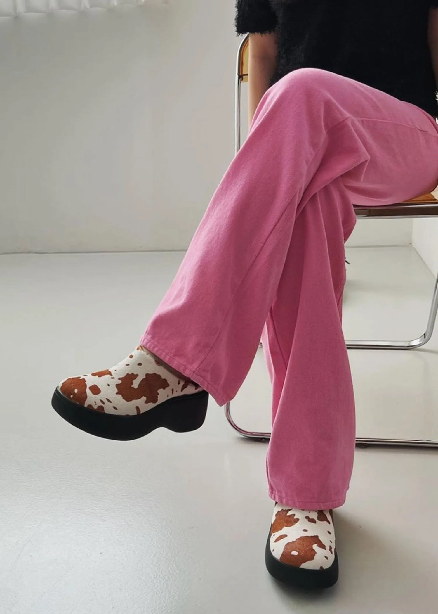 Sophia Clogs - Cow Print (Pre-order)