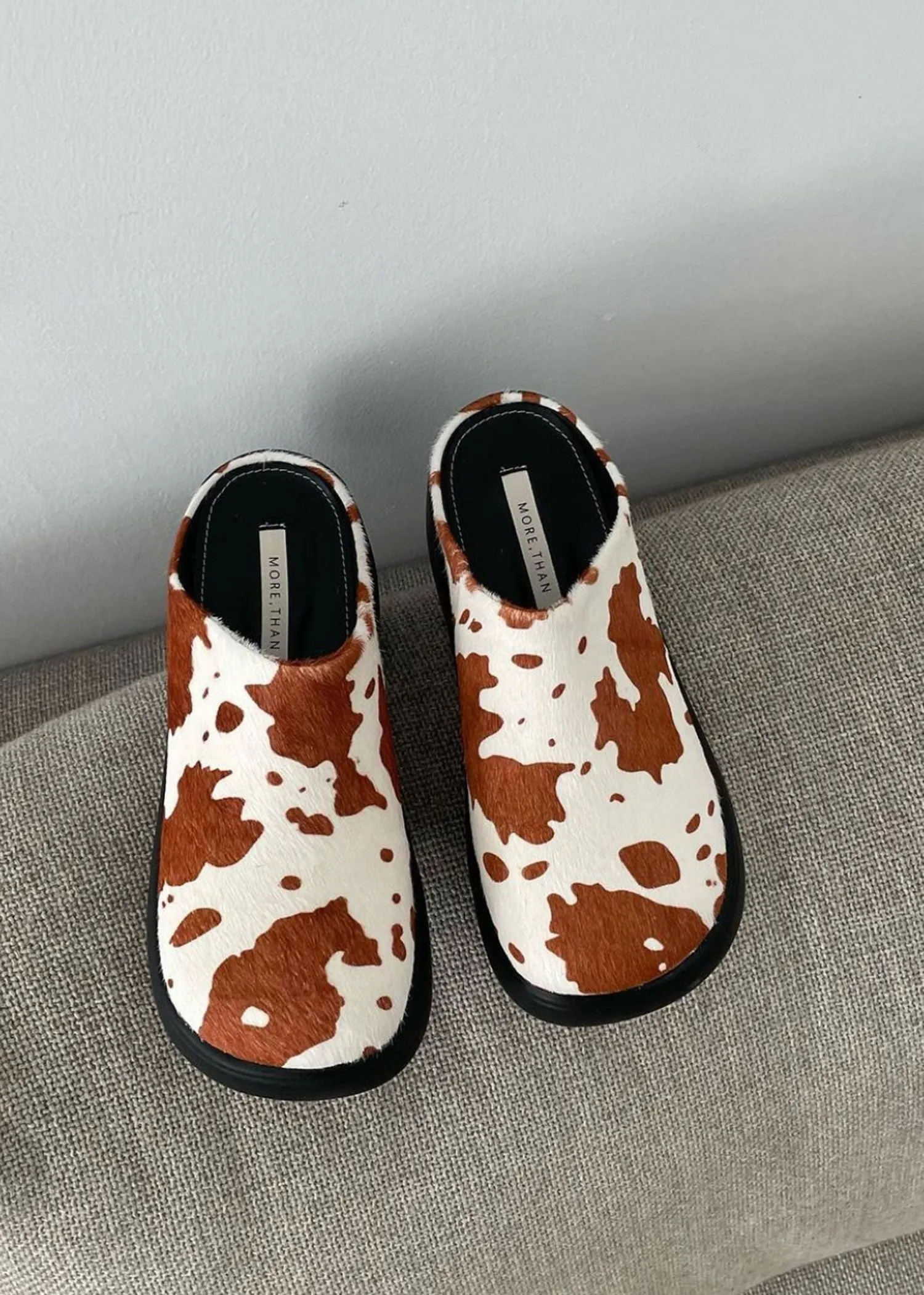 Sophia Clogs - Cow Print (Pre-order)