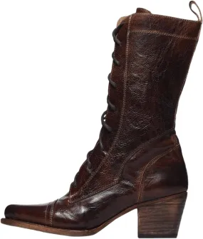 Tall Heeled Boots For Women Zip Mid Calf Boots Waterproof Combat Boots Vintage Ankle Cowboy Boots Western Boots