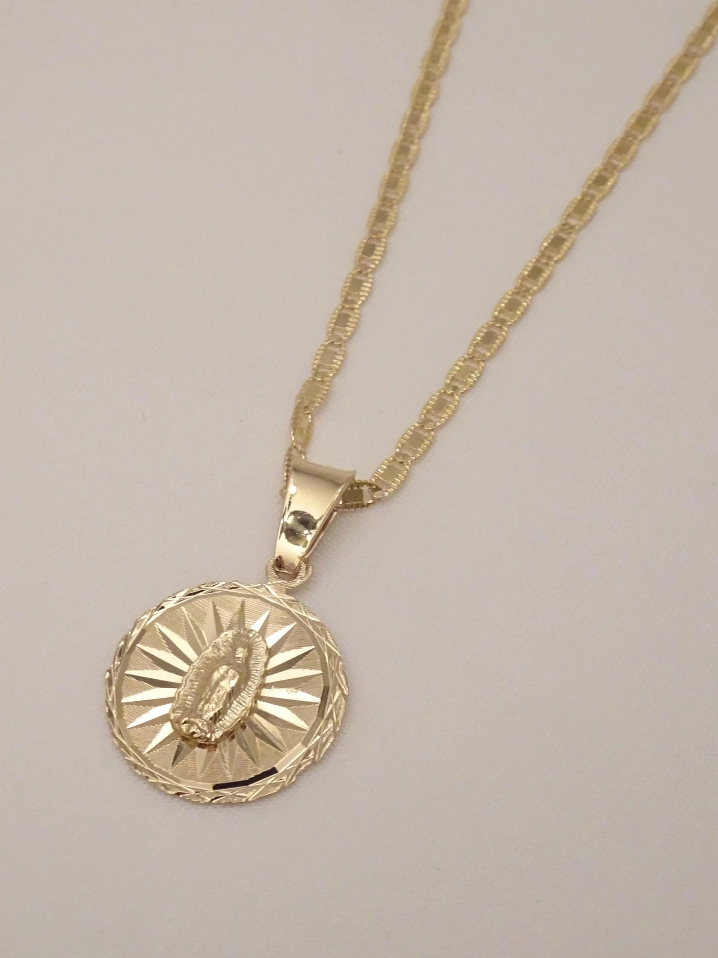The Virgin Mary Medallion Necklace