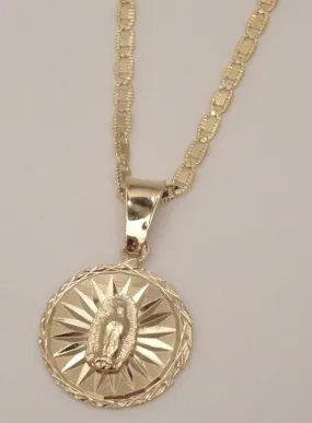 The Virgin Mary Medallion Necklace