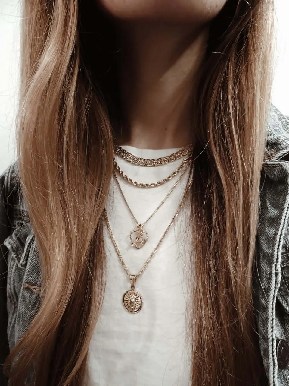 The Virgin Mary Medallion Necklace