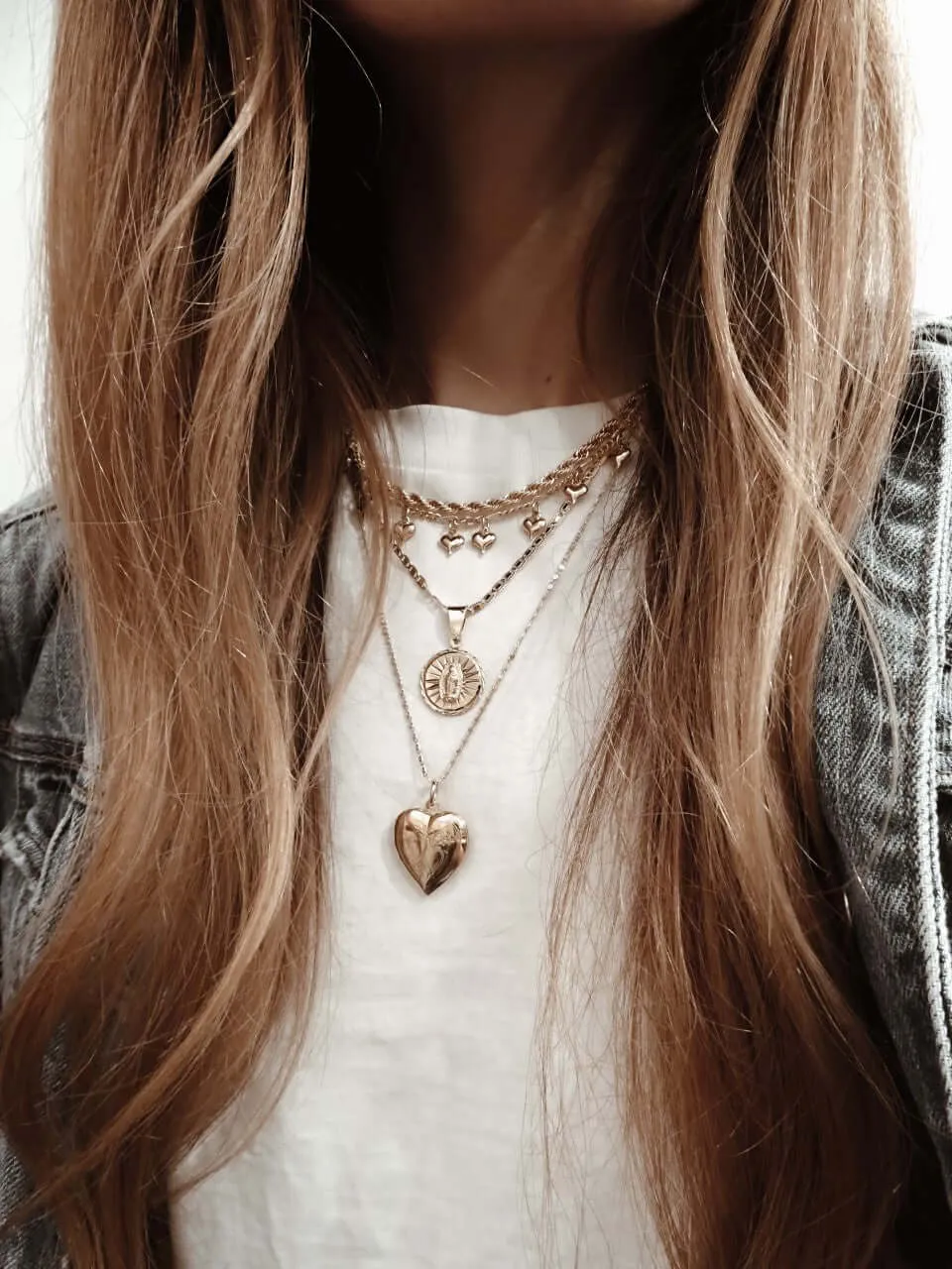 The Virgin Mary Medallion Necklace