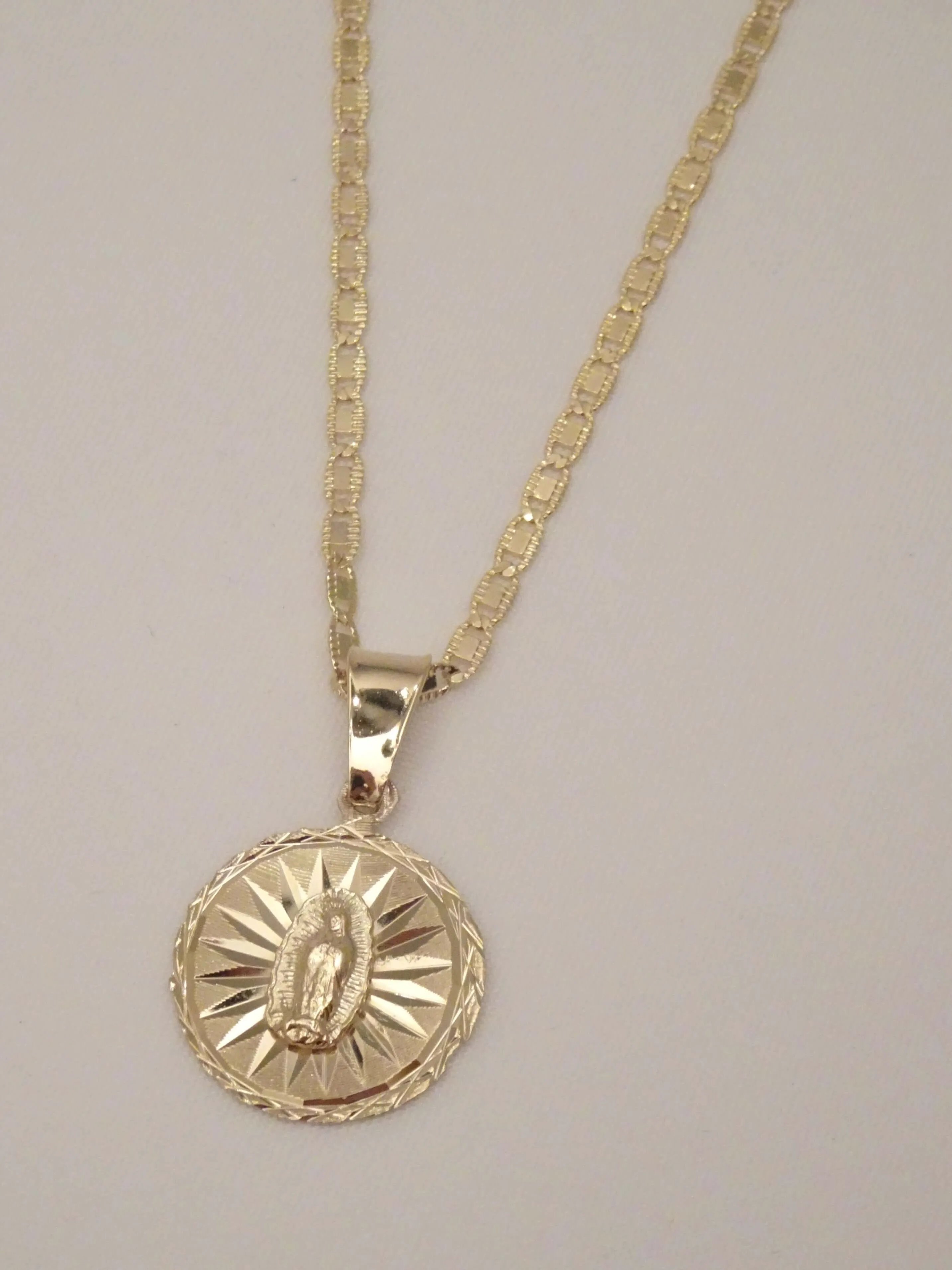 The Virgin Mary Medallion Necklace